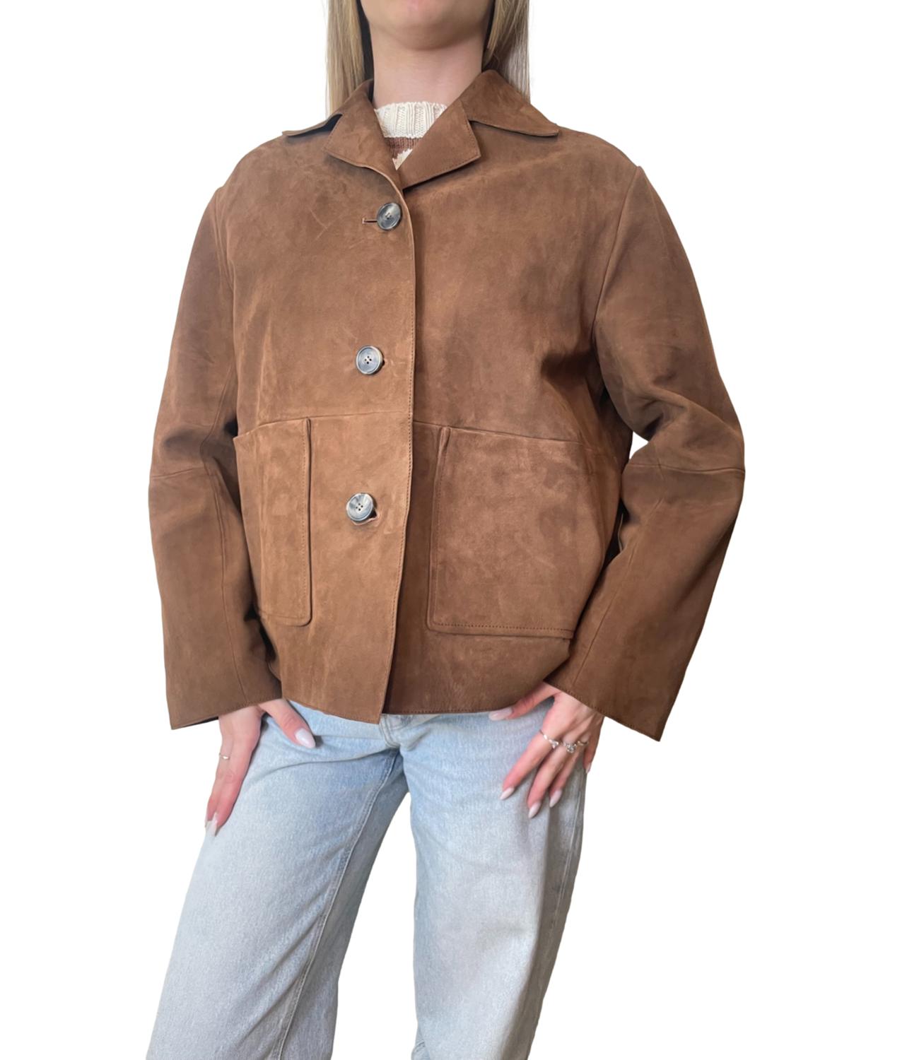 Max Mara Weekend Giacca Wkdpalchi Cuoio Donna
