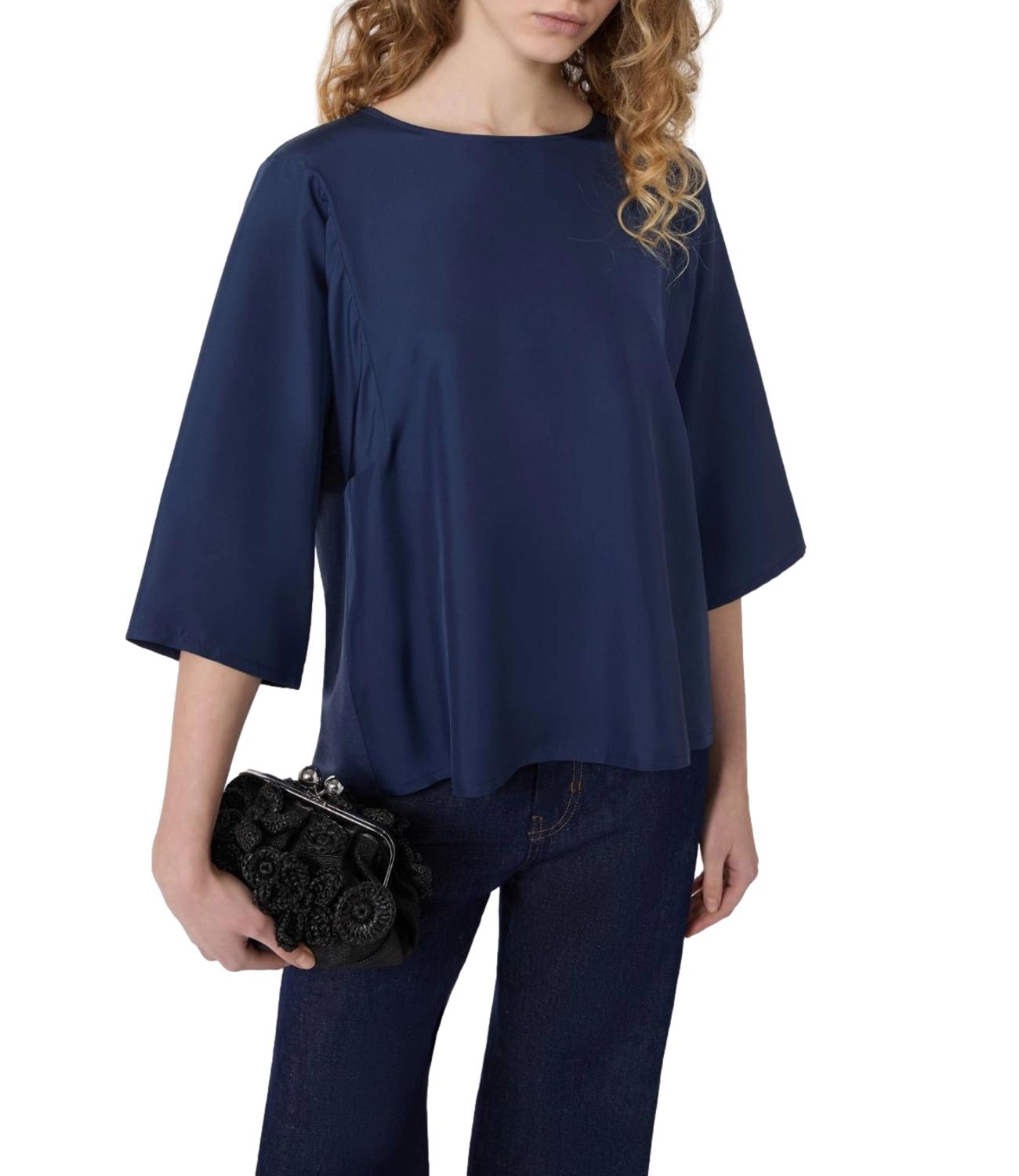 Max Mara Weekend Blusa Wkdfastoso Blu Donna