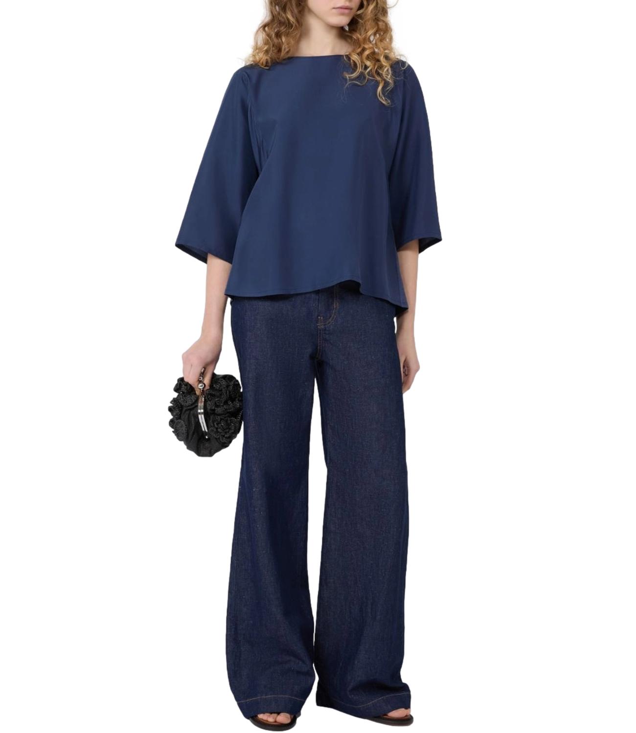 Max Mara Weekend Blusa Wkdfastoso Blu Donna
