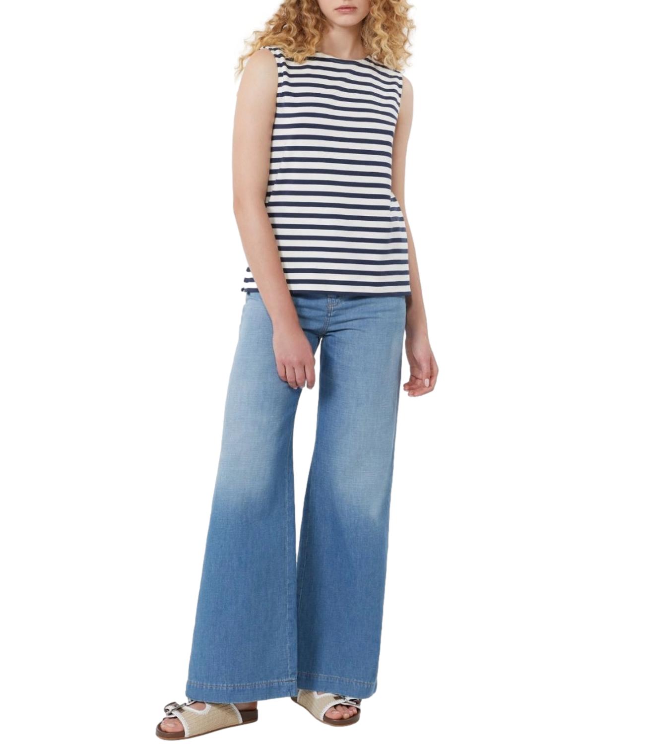 Max Mara Weekend Top Wkdmultih Blu Donna