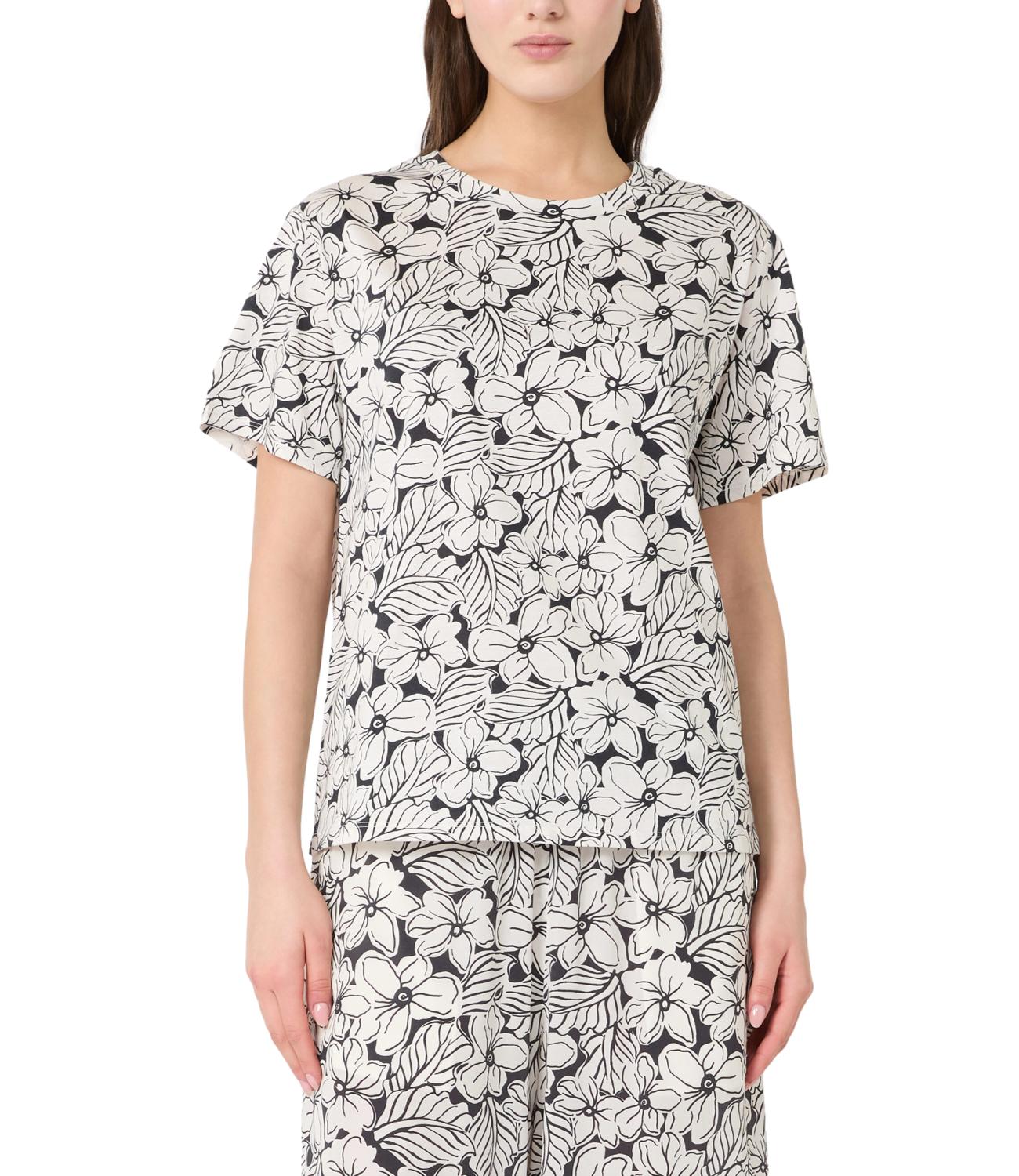 Max Mara Weekend T-shirt Wkdbussola Nero Donna
