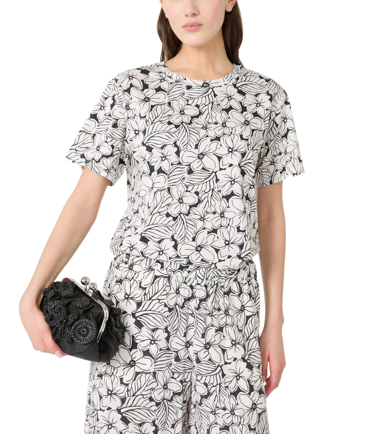 Max Mara Weekend T-shirt Wkdbussola Nero Donna