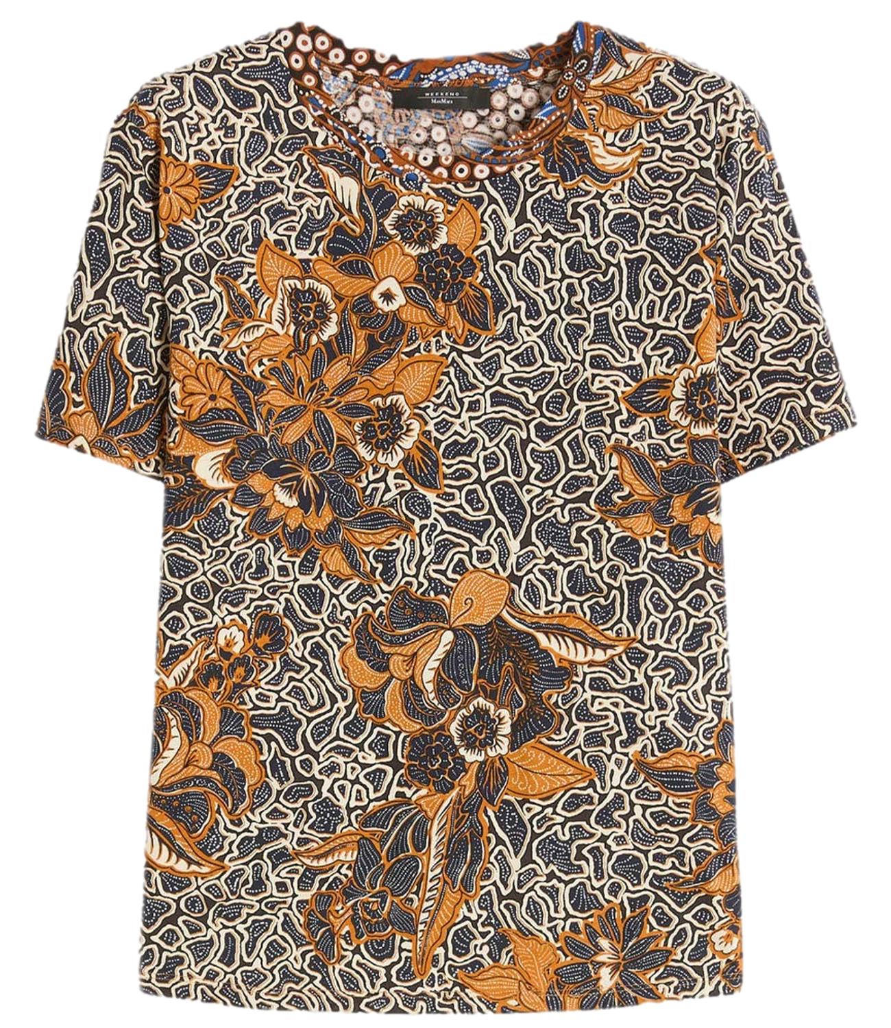 Max Mara Weekend T-shirt Wkdbussola Arancio Donna