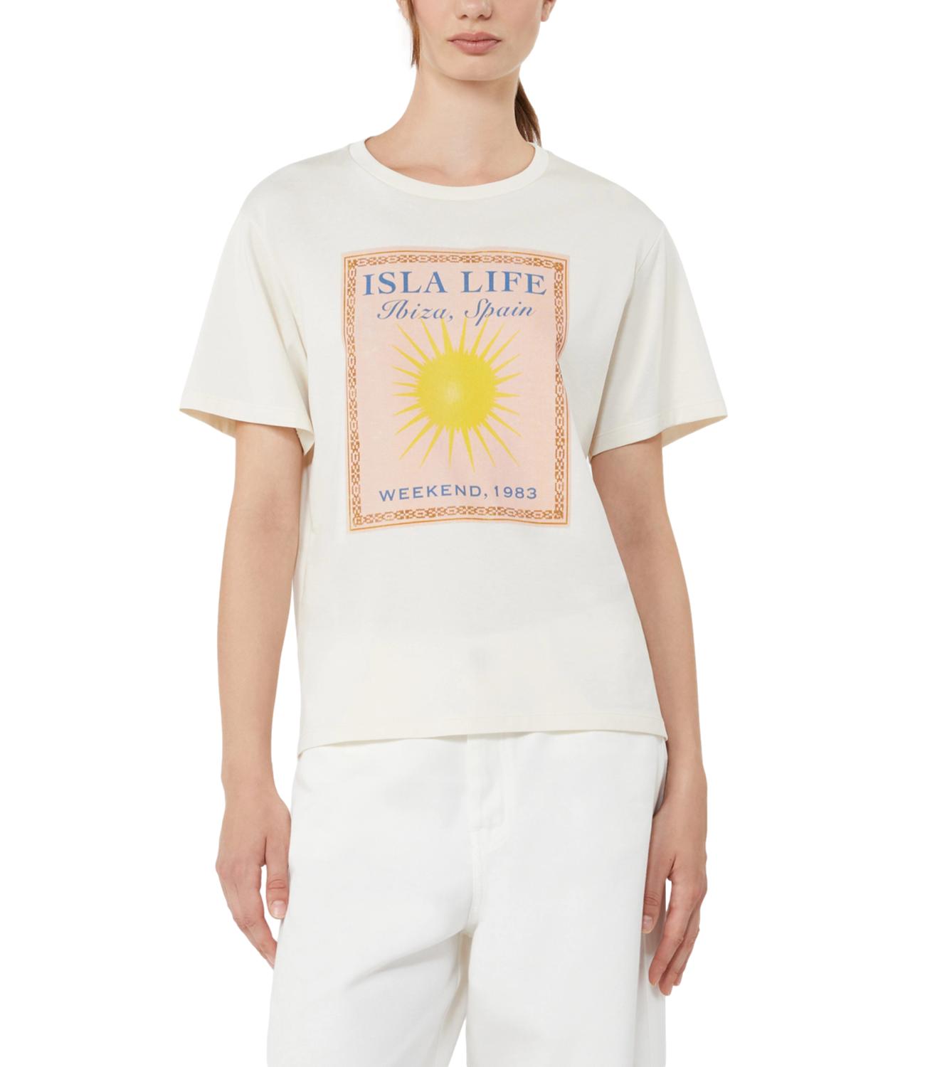 Max Mara Weekend T-shirt Wkdpantera Ecru Donna