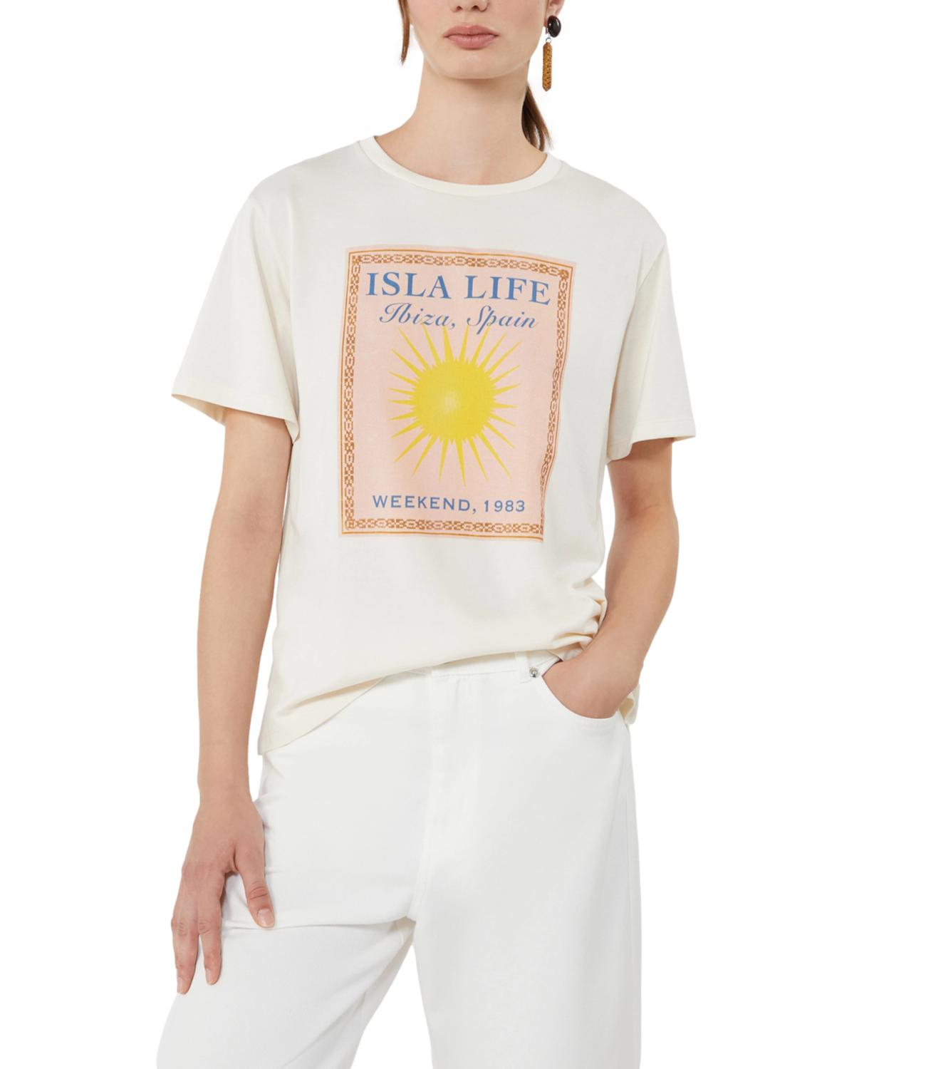 Max Mara Weekend T-shirt Wkdpantera Ecru Donna