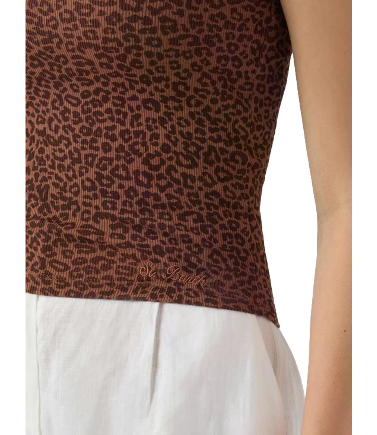 Ada canotta top MARRONE