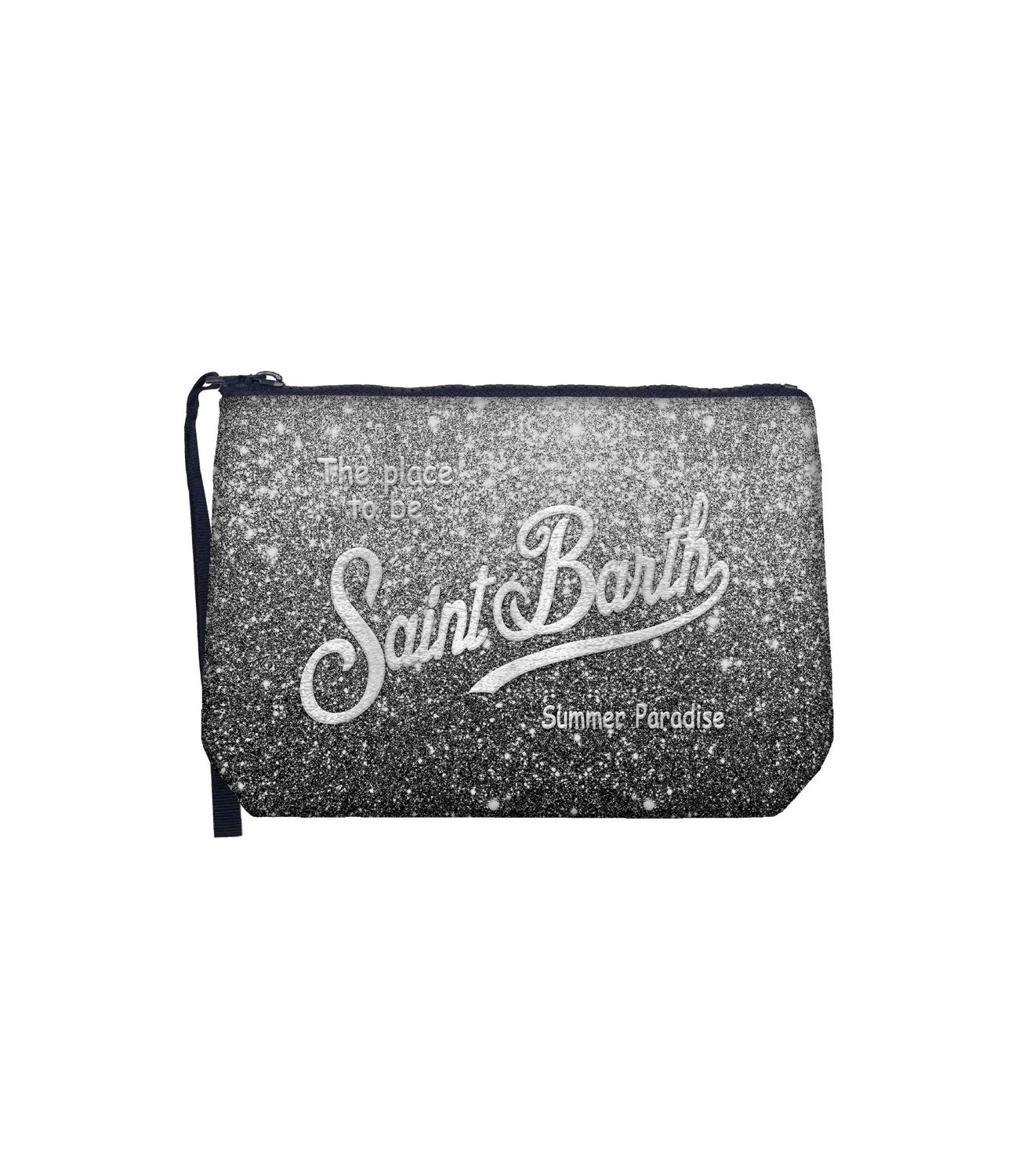 MC2 Saint Barth Pochette Aline Lurex Nero Donna