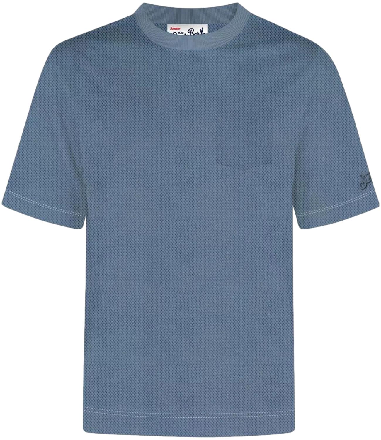MC2 Saint Barth T-shirt Bakewell Dusty Blue Uomo