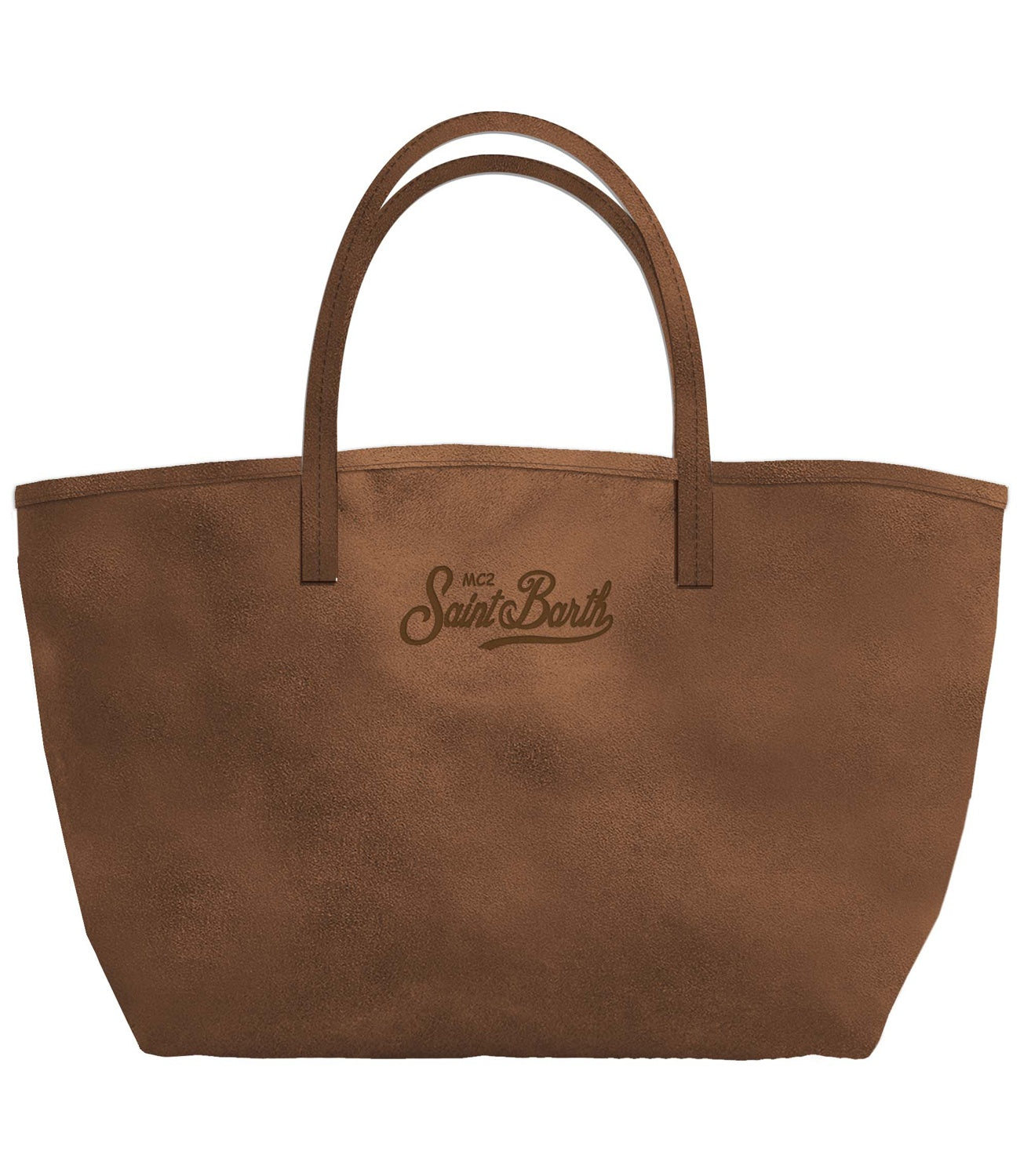 Mc2 Saint Barth City Bag Suede Camel Donna