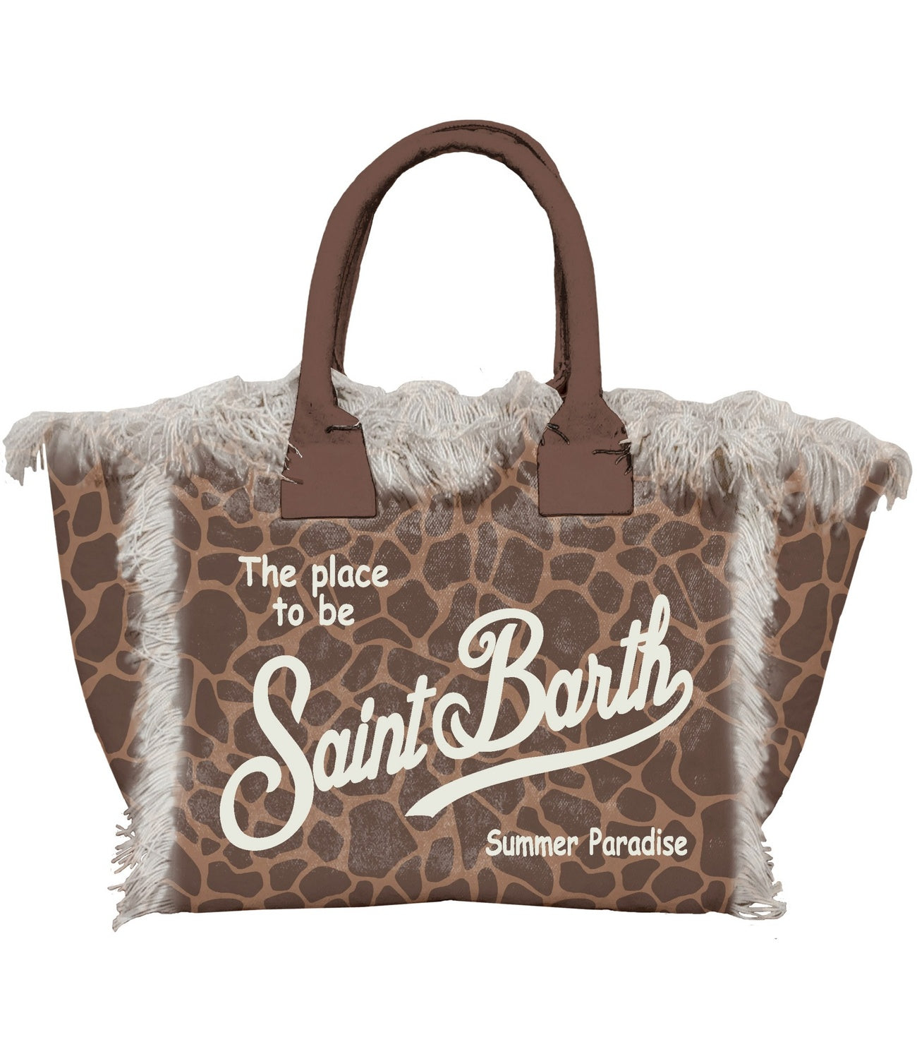MC2 Saint Barth borsa Colette giraffe skin