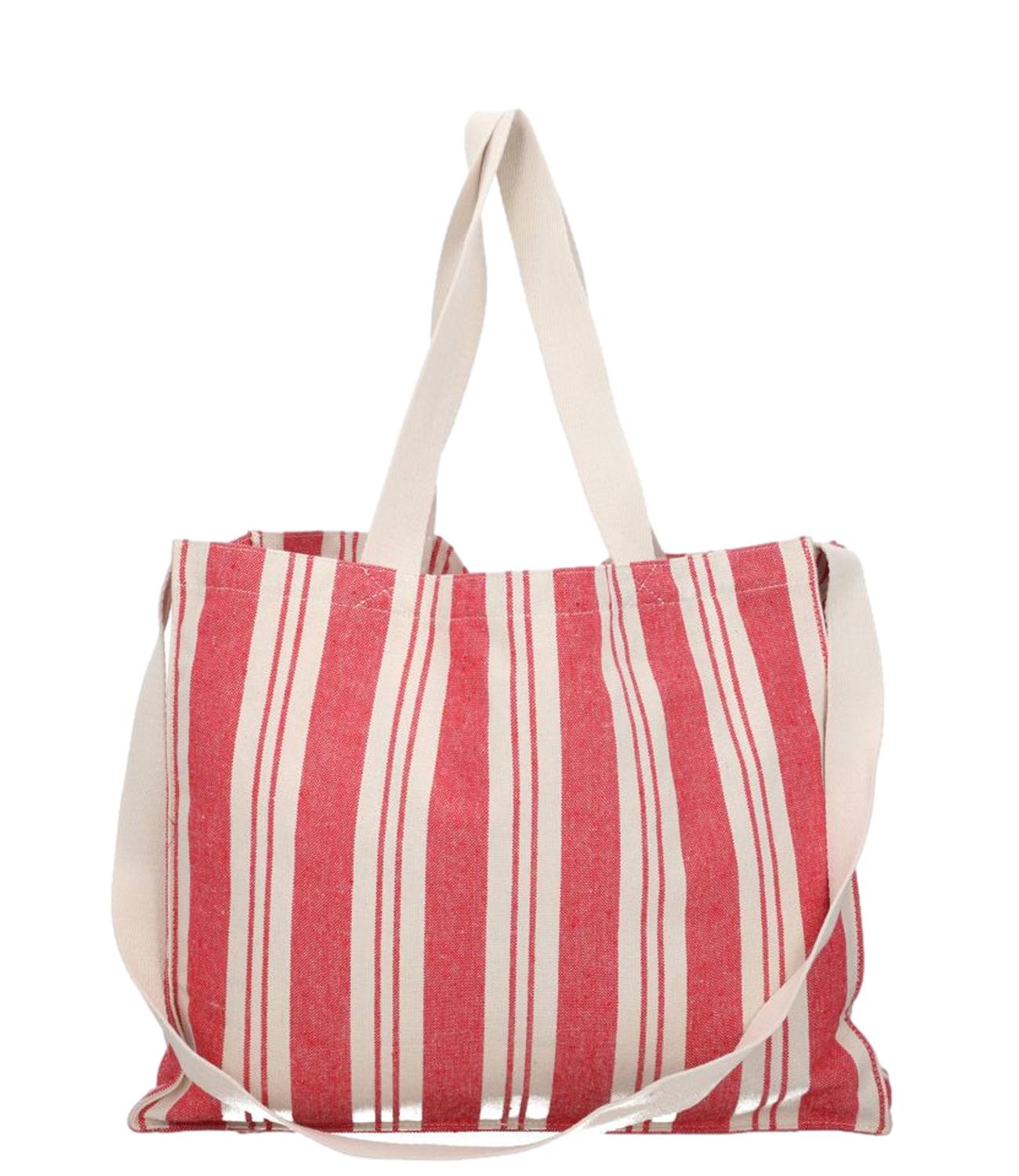 MC2 Saint Barth Essential Righe Rosso/Bianco Donna