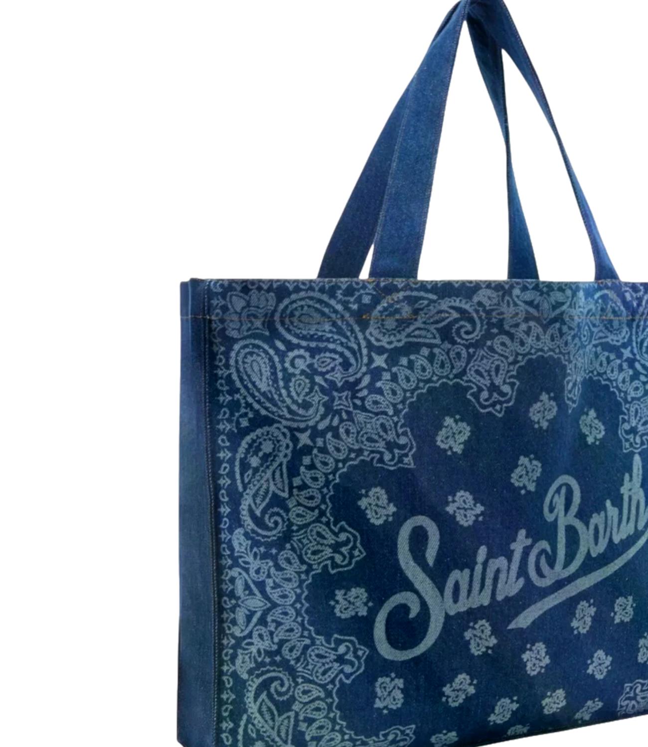 MC2 Saint Barth Borsa Essential Denim Bandana Donna