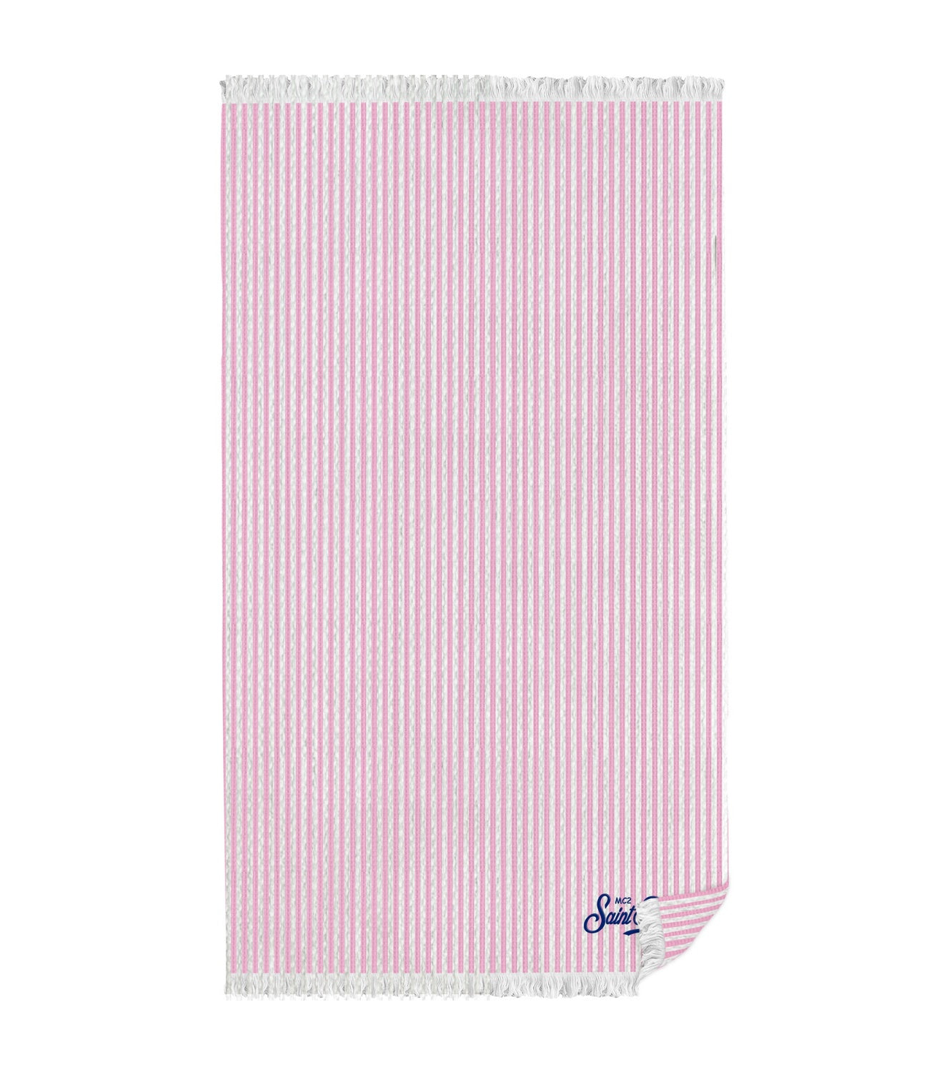 MC2 Saint Barth Telo Mare Seersucker Stripes Rosa Donna