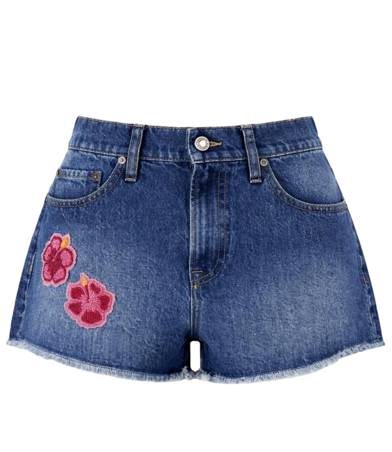 MC2 Saint Barth Short Musa Blu Denim Donna