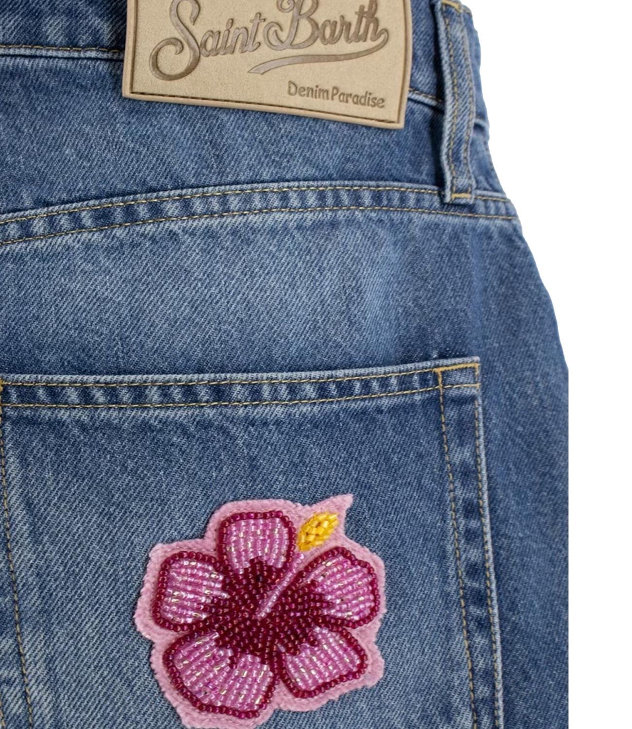 MC2 Saint Barth Short Musa Blu Denim Donna