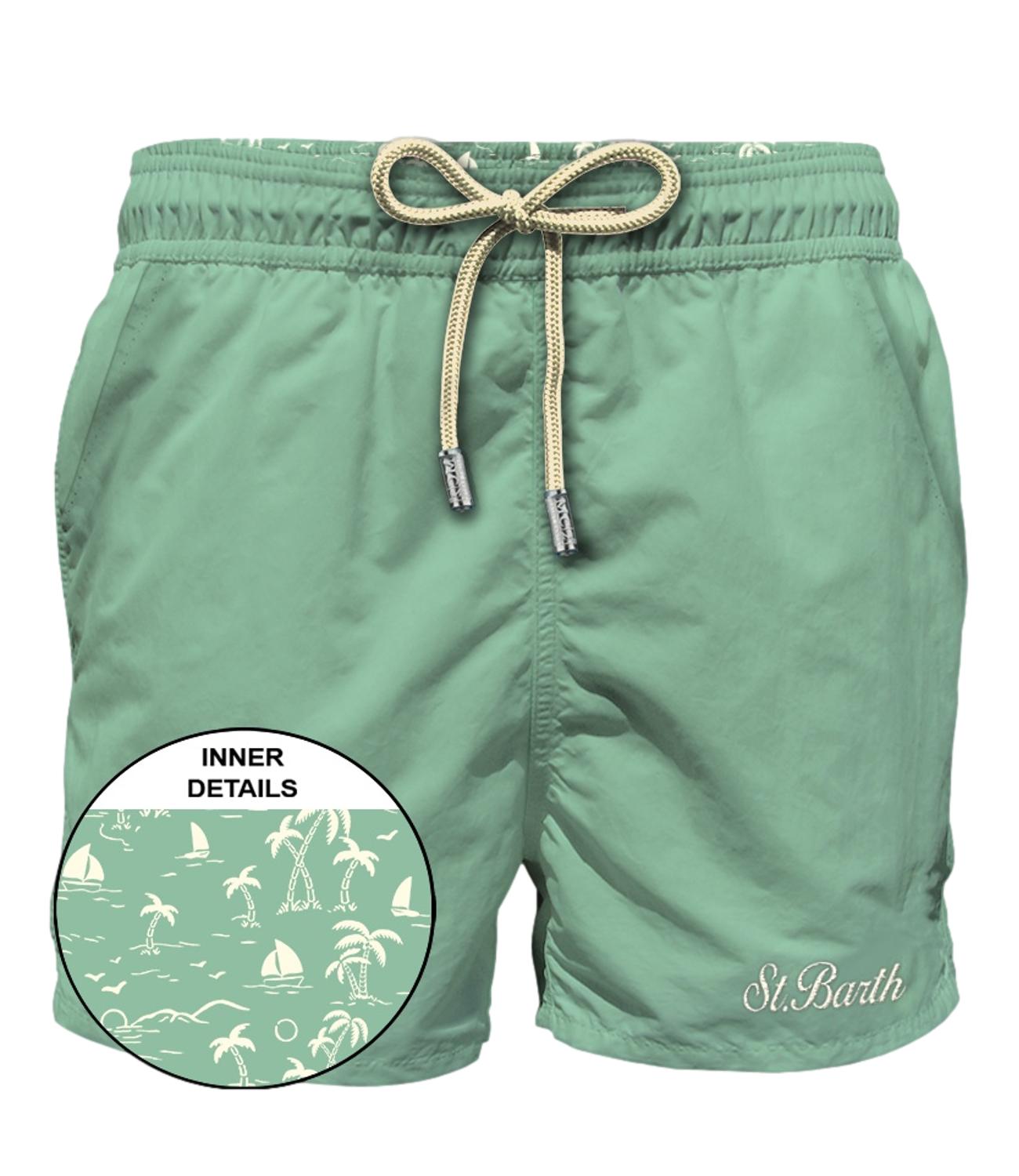 MC2 Saint Barth Costume Patmos Verde Acqua Uomo