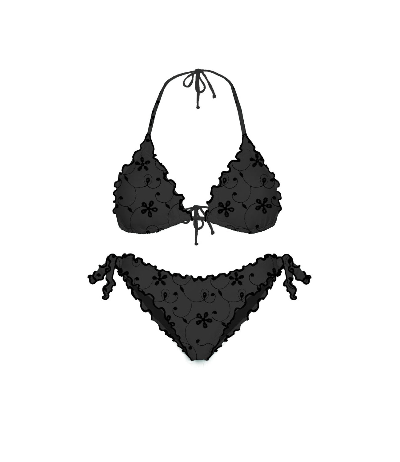 MC2 Saint Barth Bikini Sarius Sangallo Nero Donna