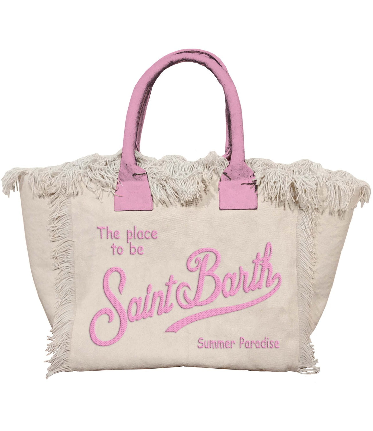 MC2 Saint Barth borsa Vanity bianco/rosa