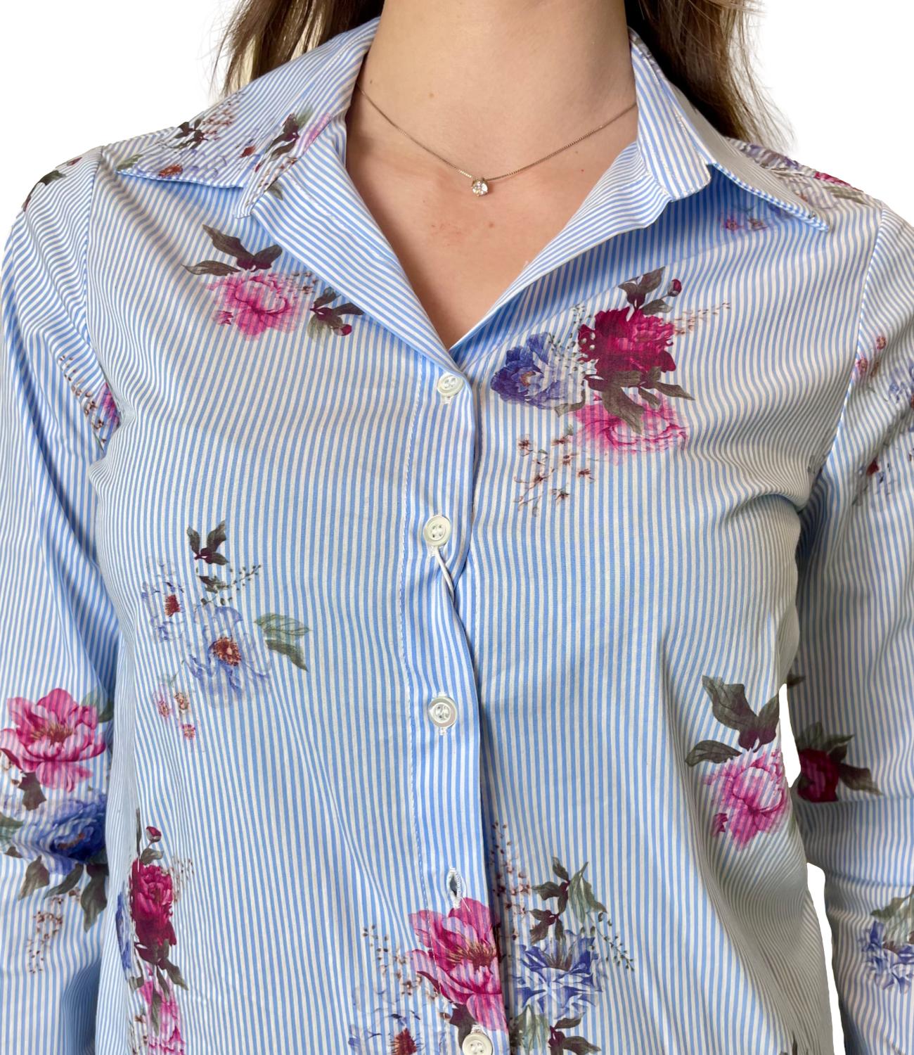 Motel Camicia Azzurro Donna