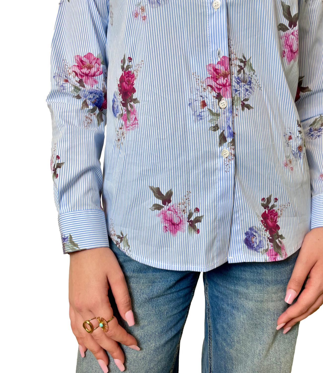 Motel Camicia Azzurro Donna