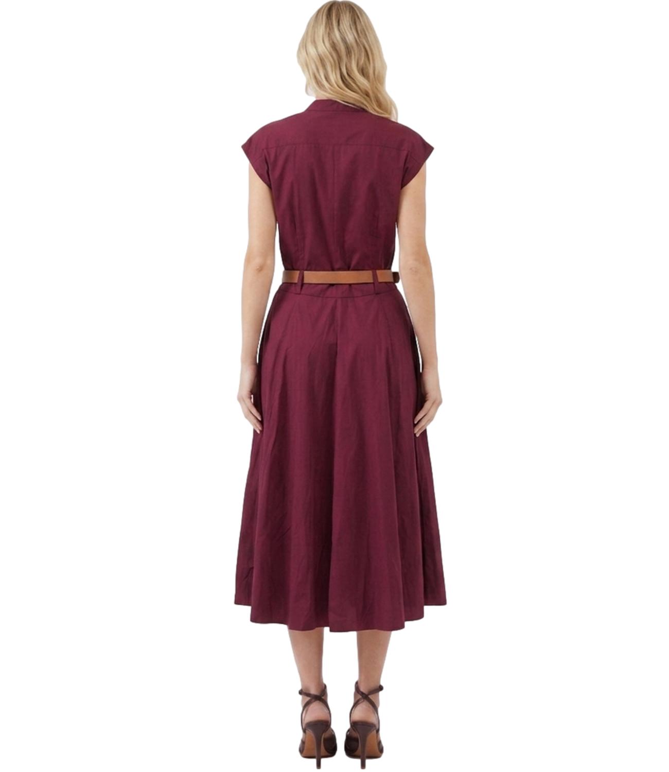 Motel Abito Chemisier Rosso India Donna