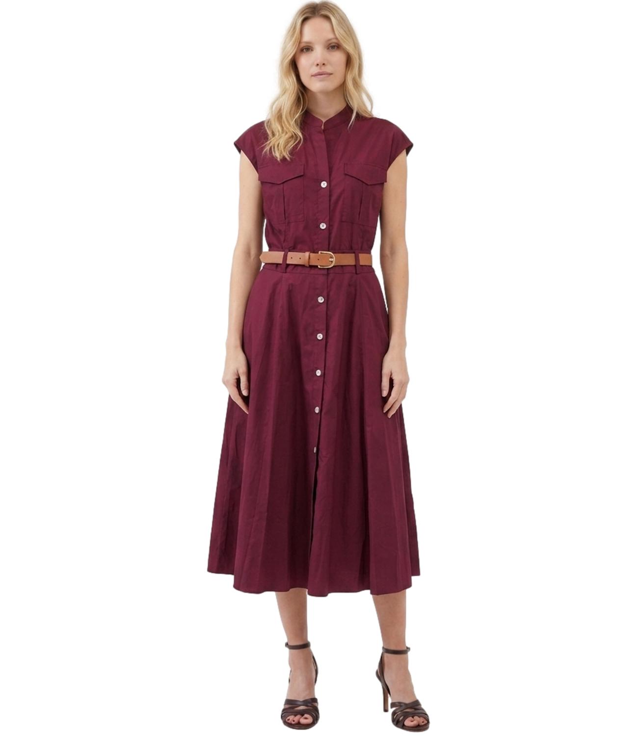 Motel Abito Chemisier Rosso India Donna