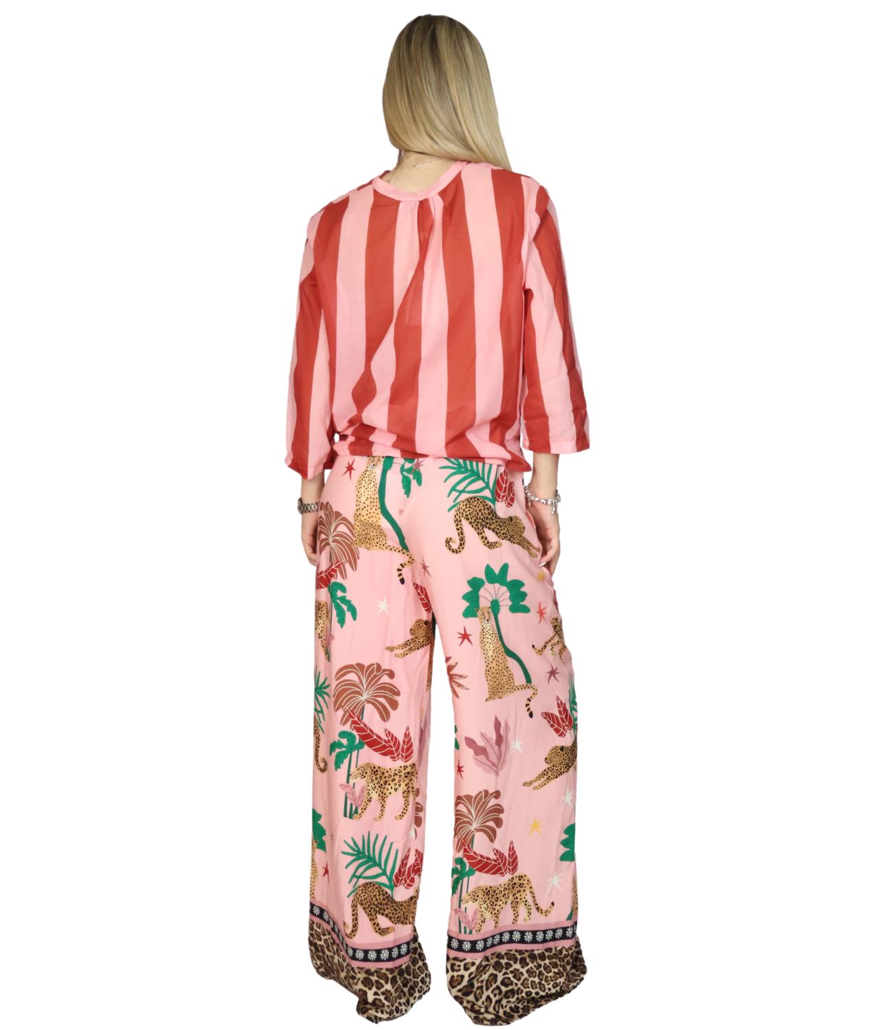 Motel Camicia Riga India/Rosa Donna