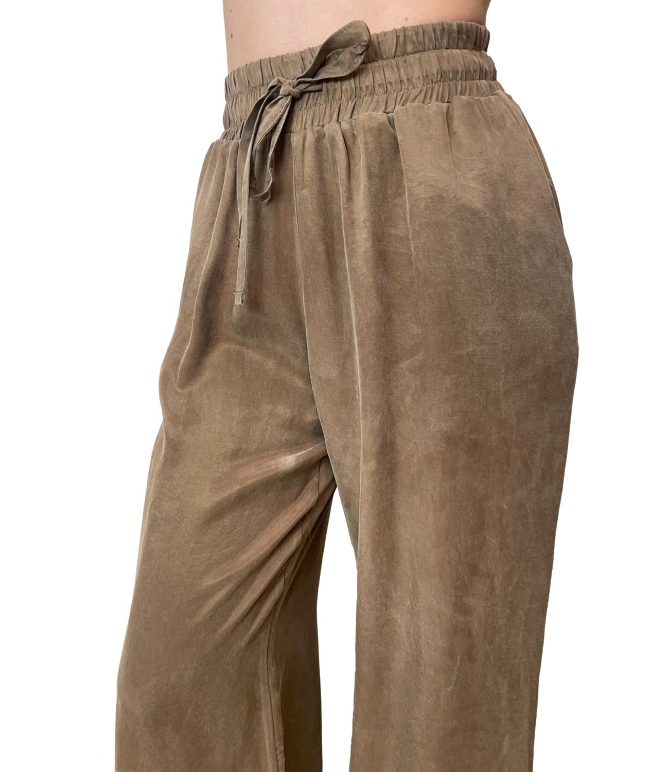 Motel Pantalone Marrone Donna
