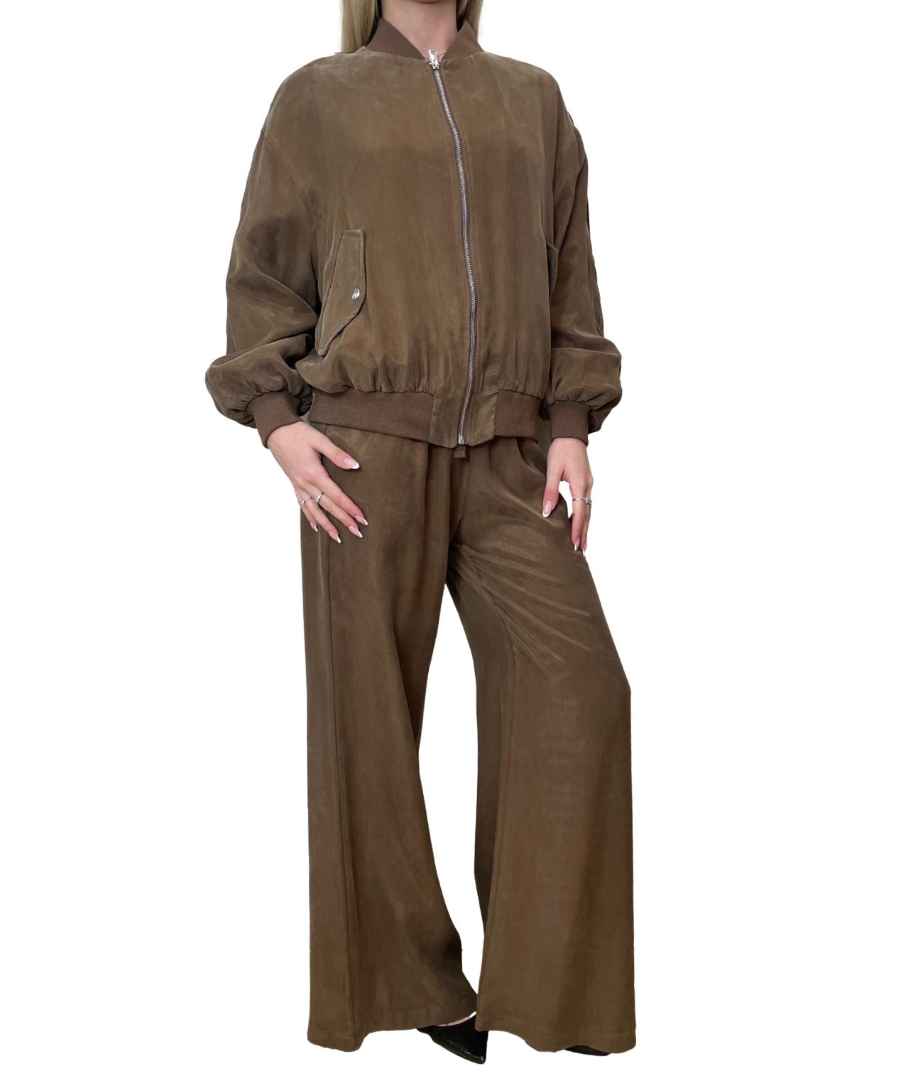 Motel Pantalone Marrone Donna