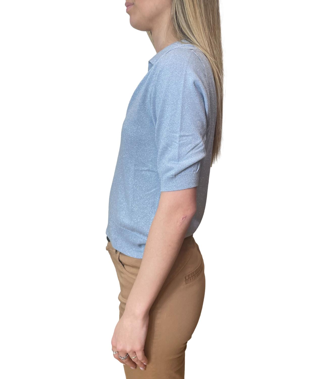 Motel Maglia Polo Lurex Maldive Donna