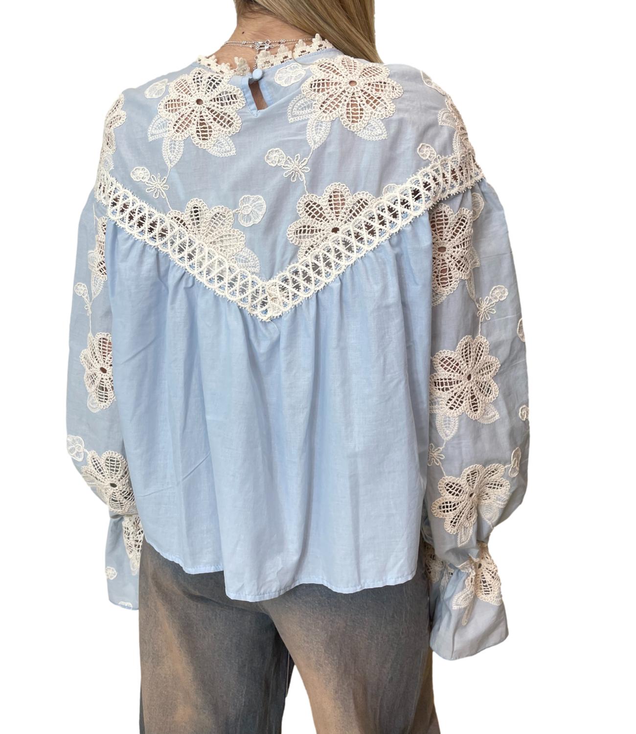 Motel Camicia Celeste Donna