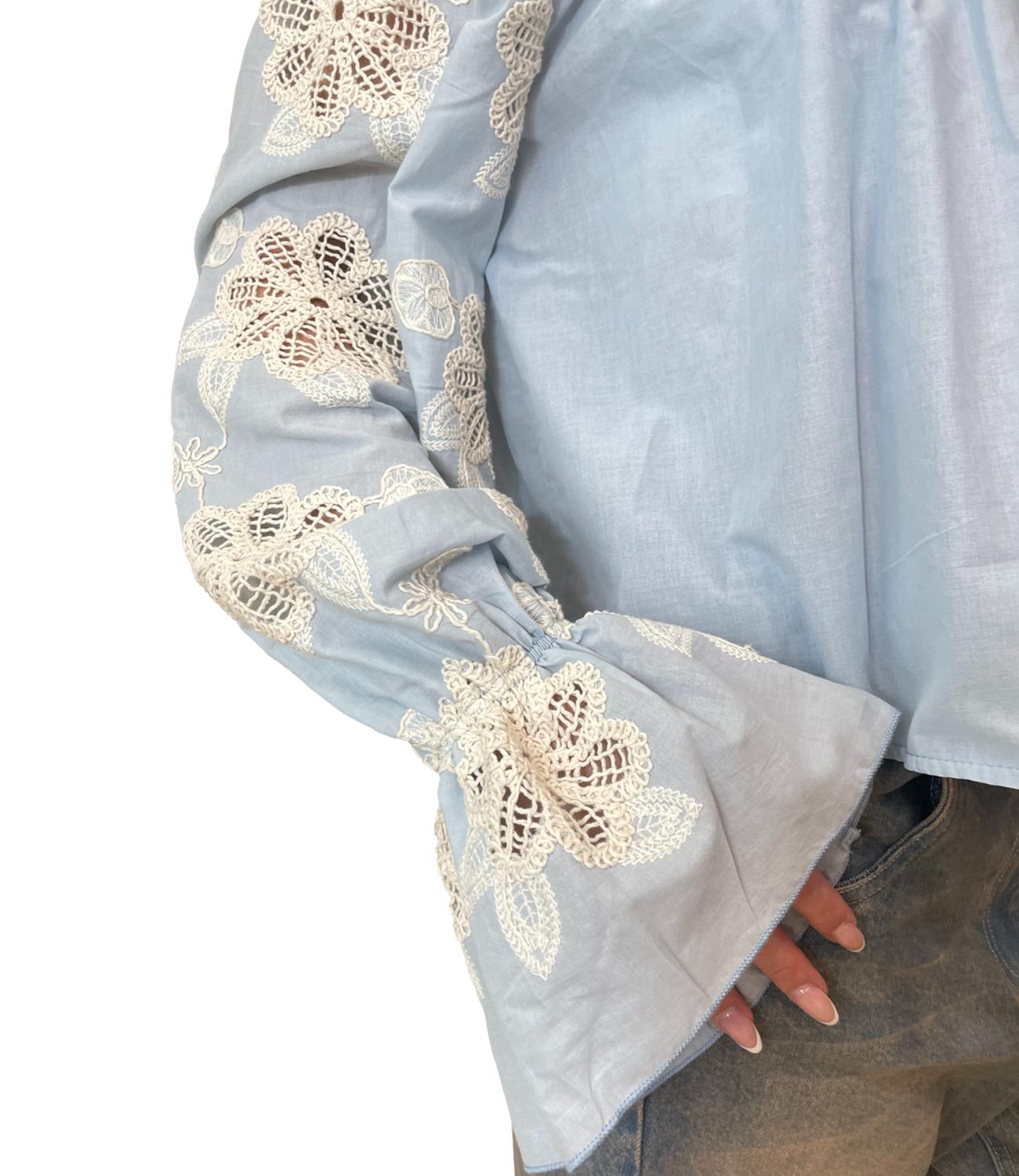 Motel Camicia Celeste Donna