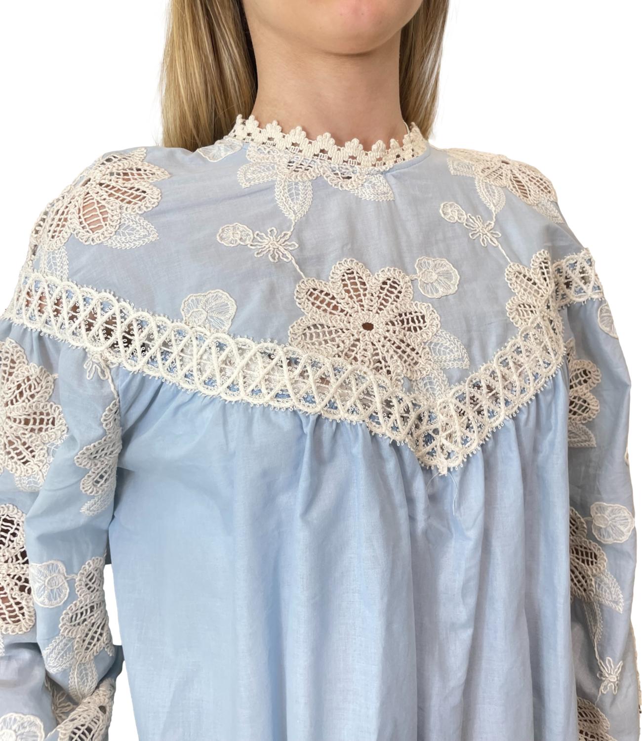 Motel Camicia Celeste Donna