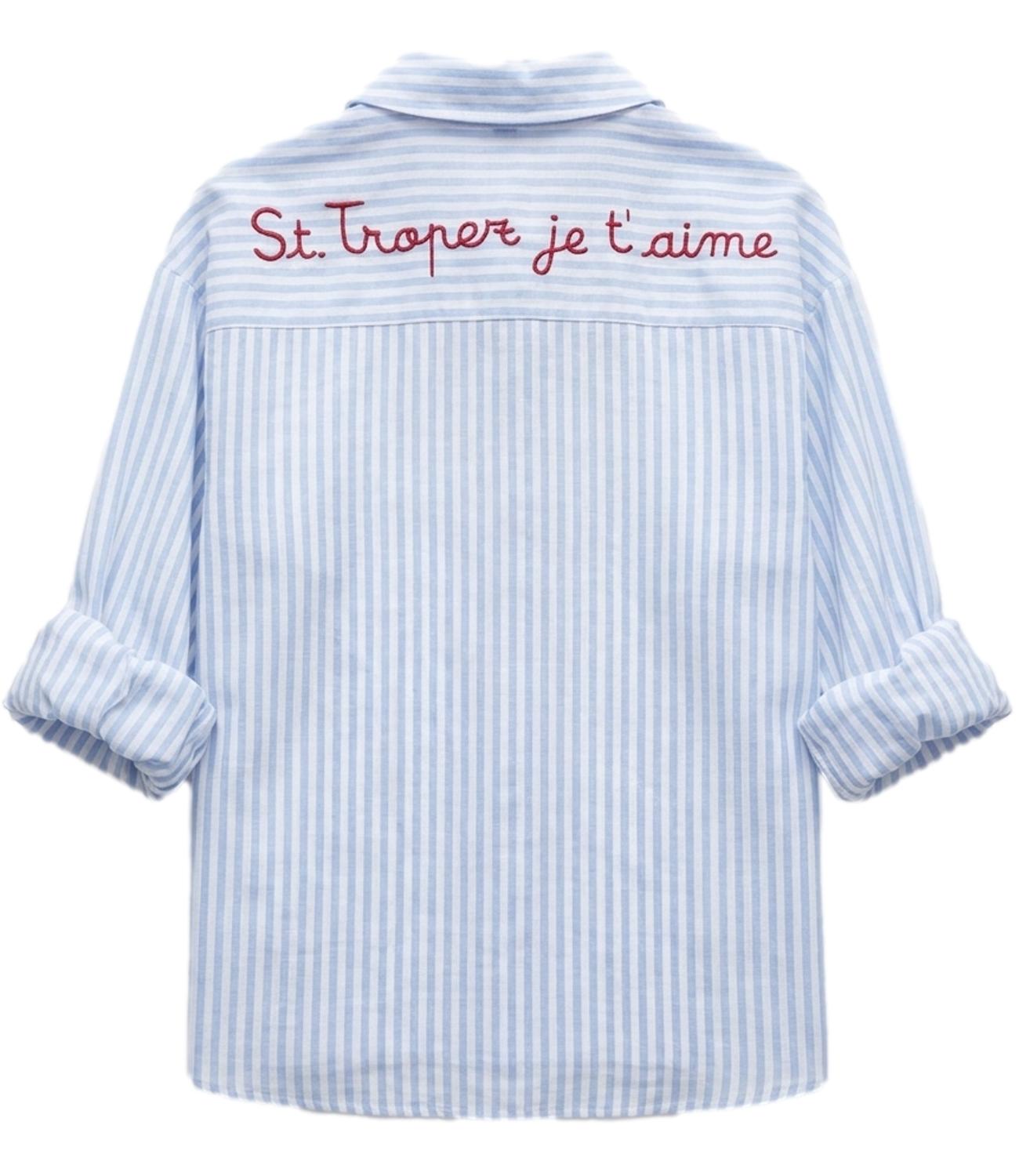 Motel Camicia Righe Nuvola Donna