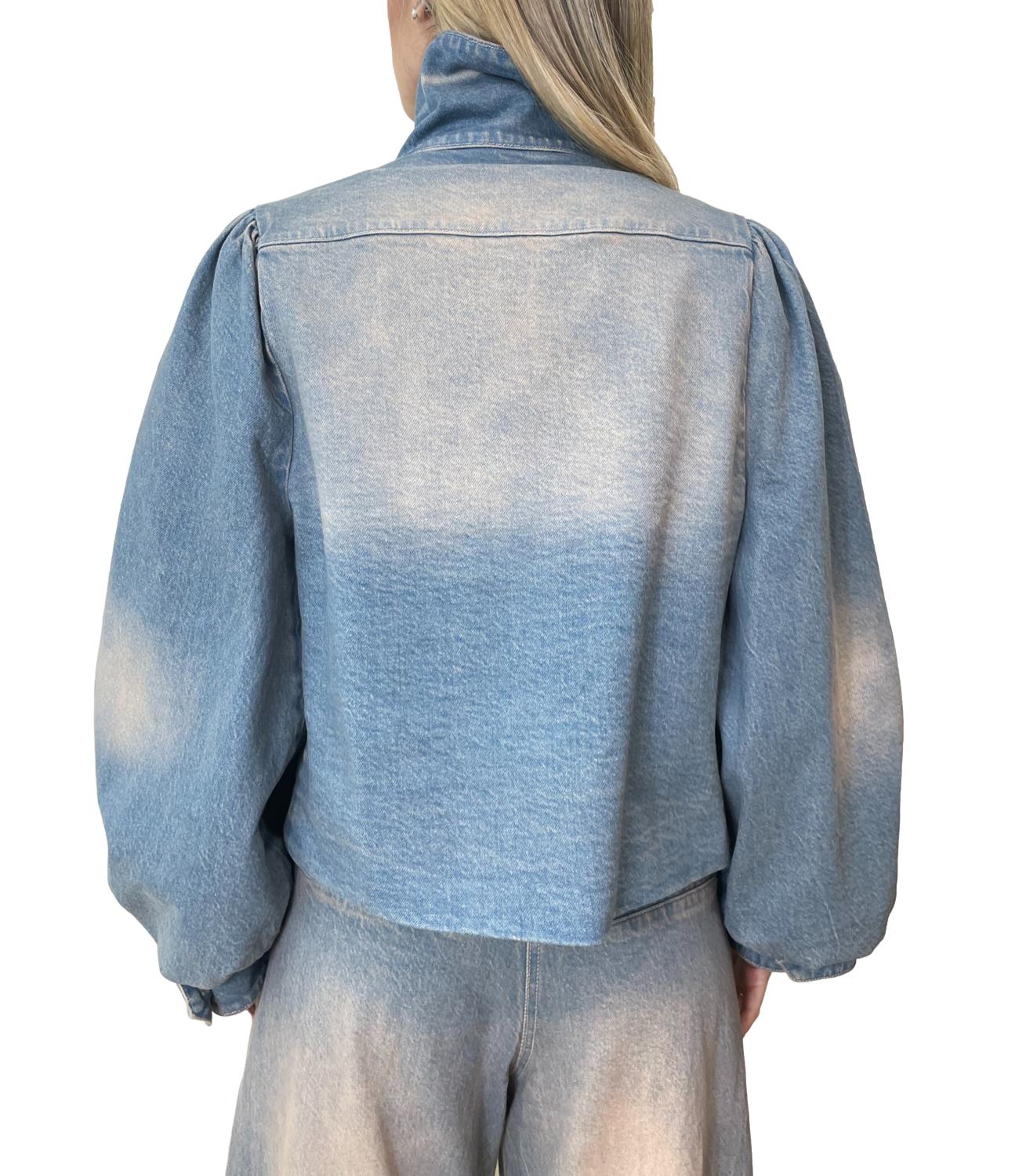 Motel Giacca Denim Salmone Donna
