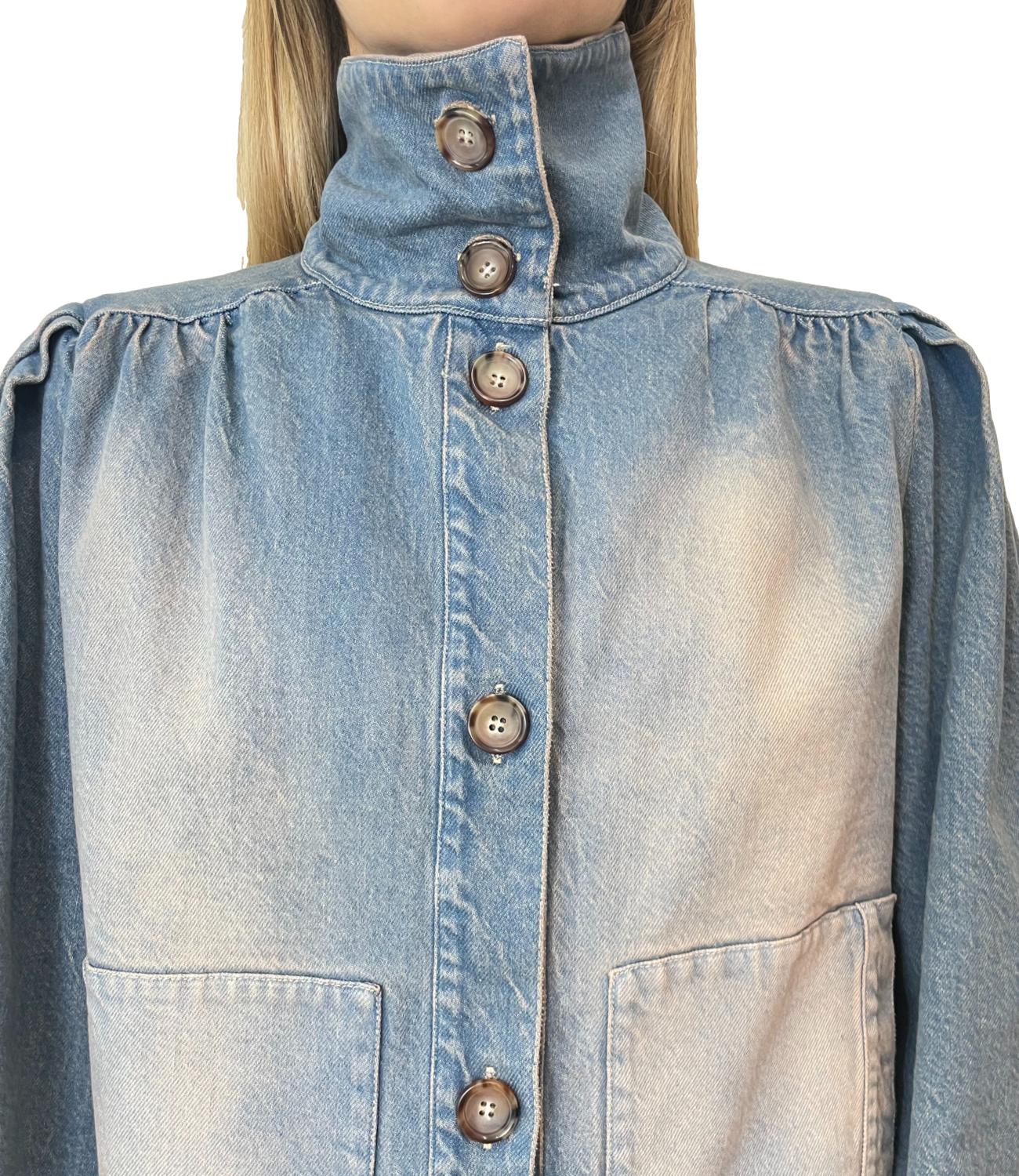 Motel Giacca Denim Salmone Donna