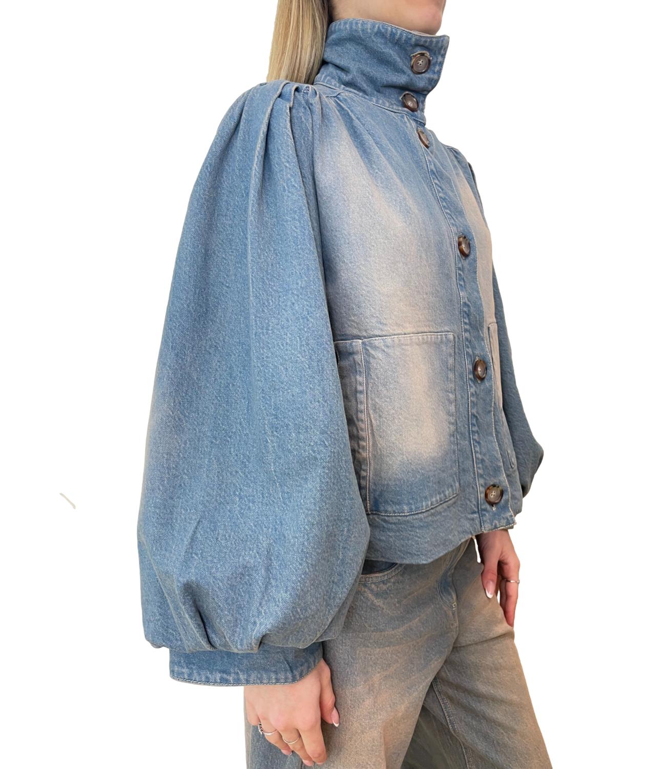 Motel Giacca Denim Salmone Donna