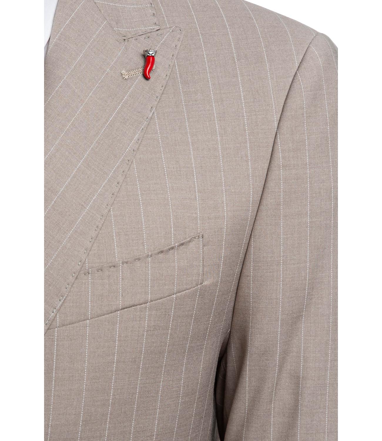 Abito Mulish beige Michelangelo gessato