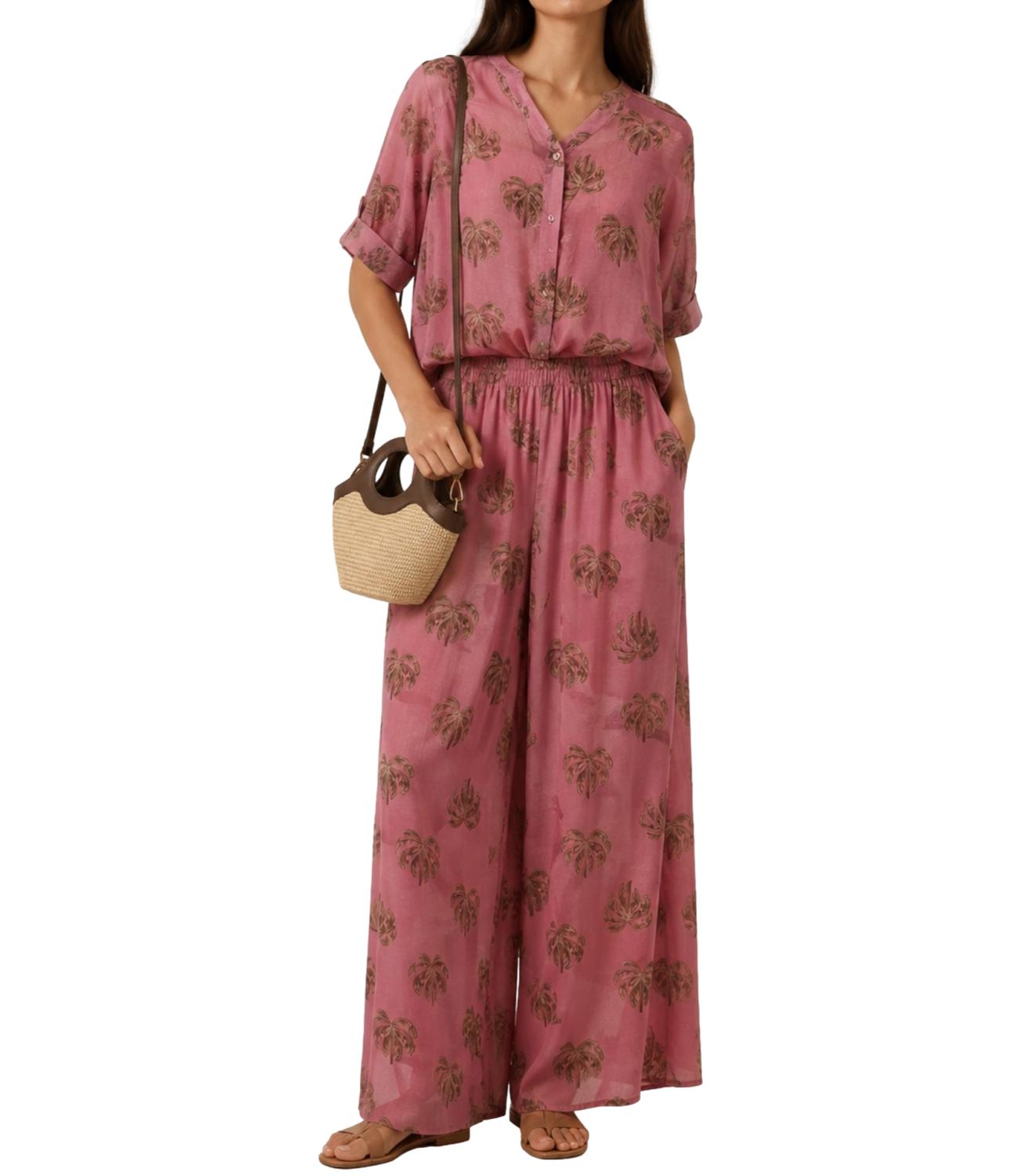 Myastreet Pantalone Rosa Donna