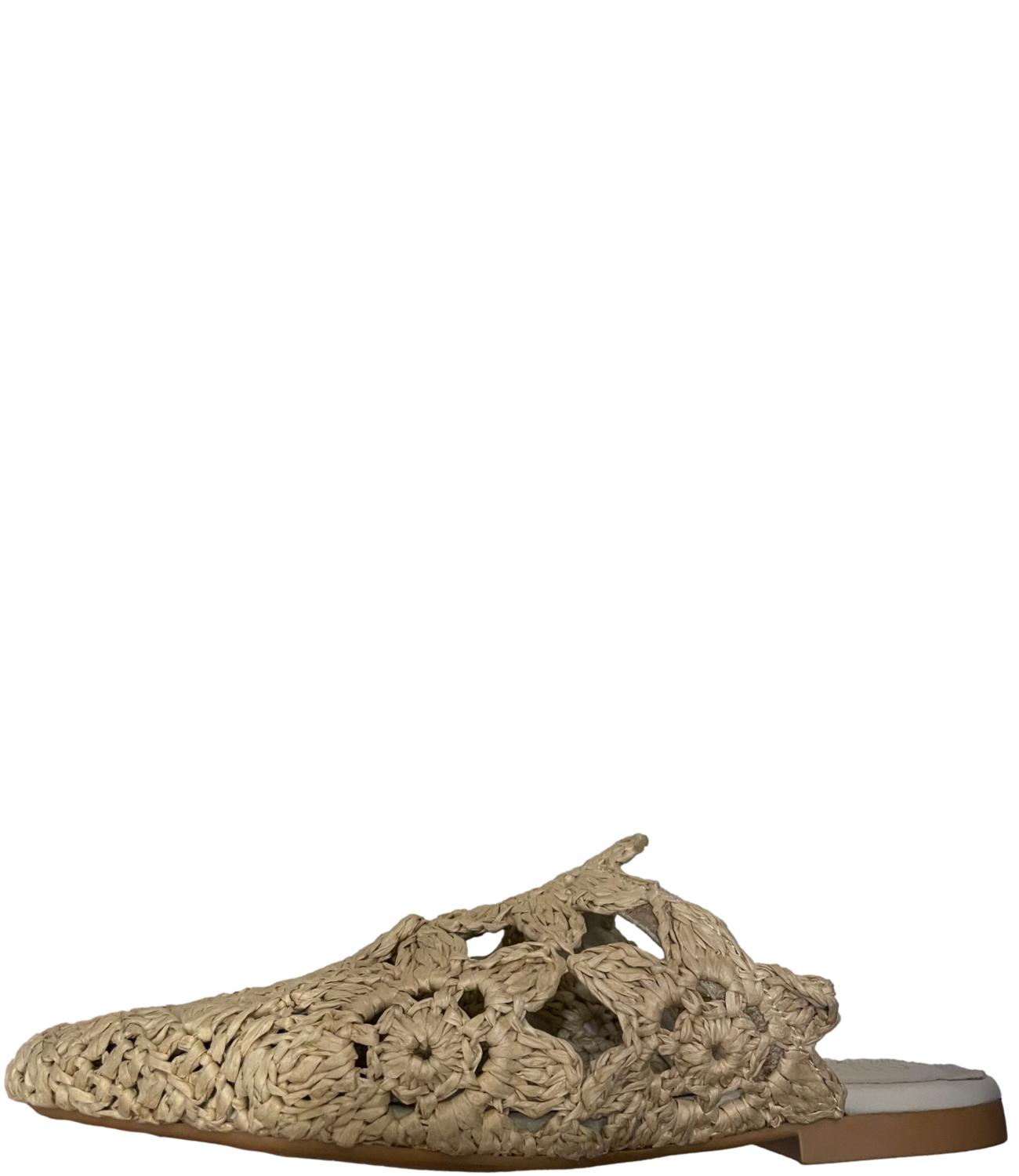 Ovyè Ciabatta Rafia Donna