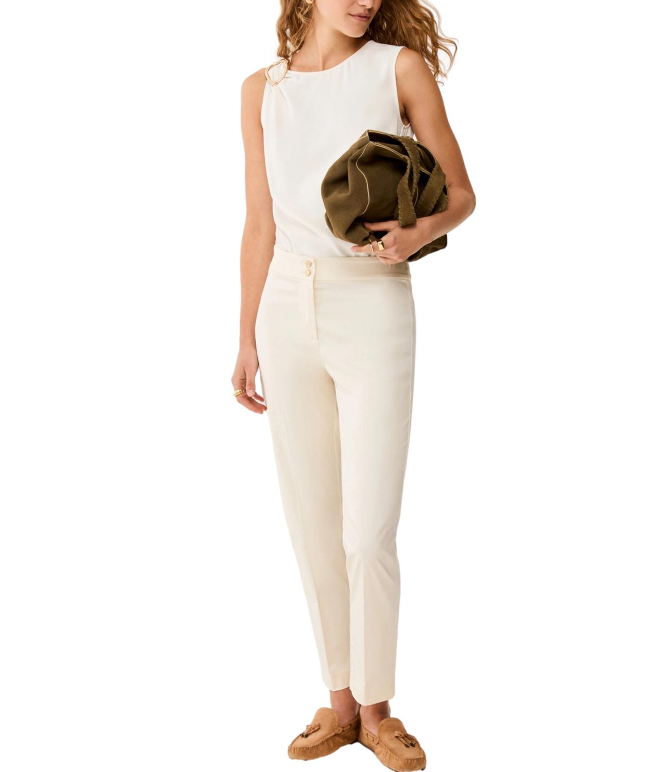 Penny Black Top PBPTONDO Avorio Donna