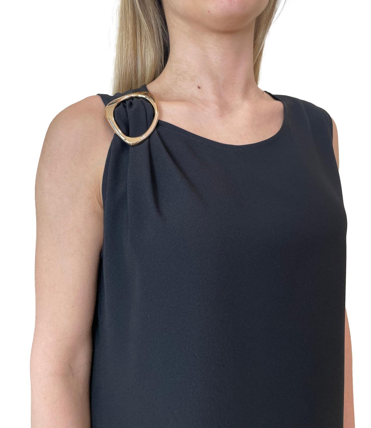 Penny Black Top PBPTONDO Nero Donna
