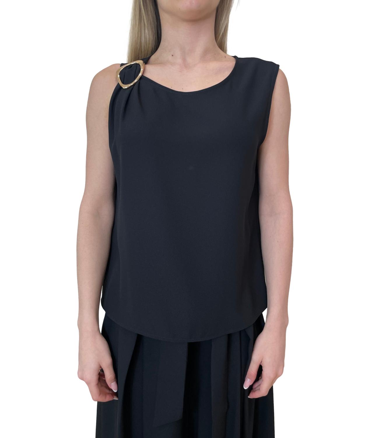 Penny Black Top PBPTONDO Nero Donna