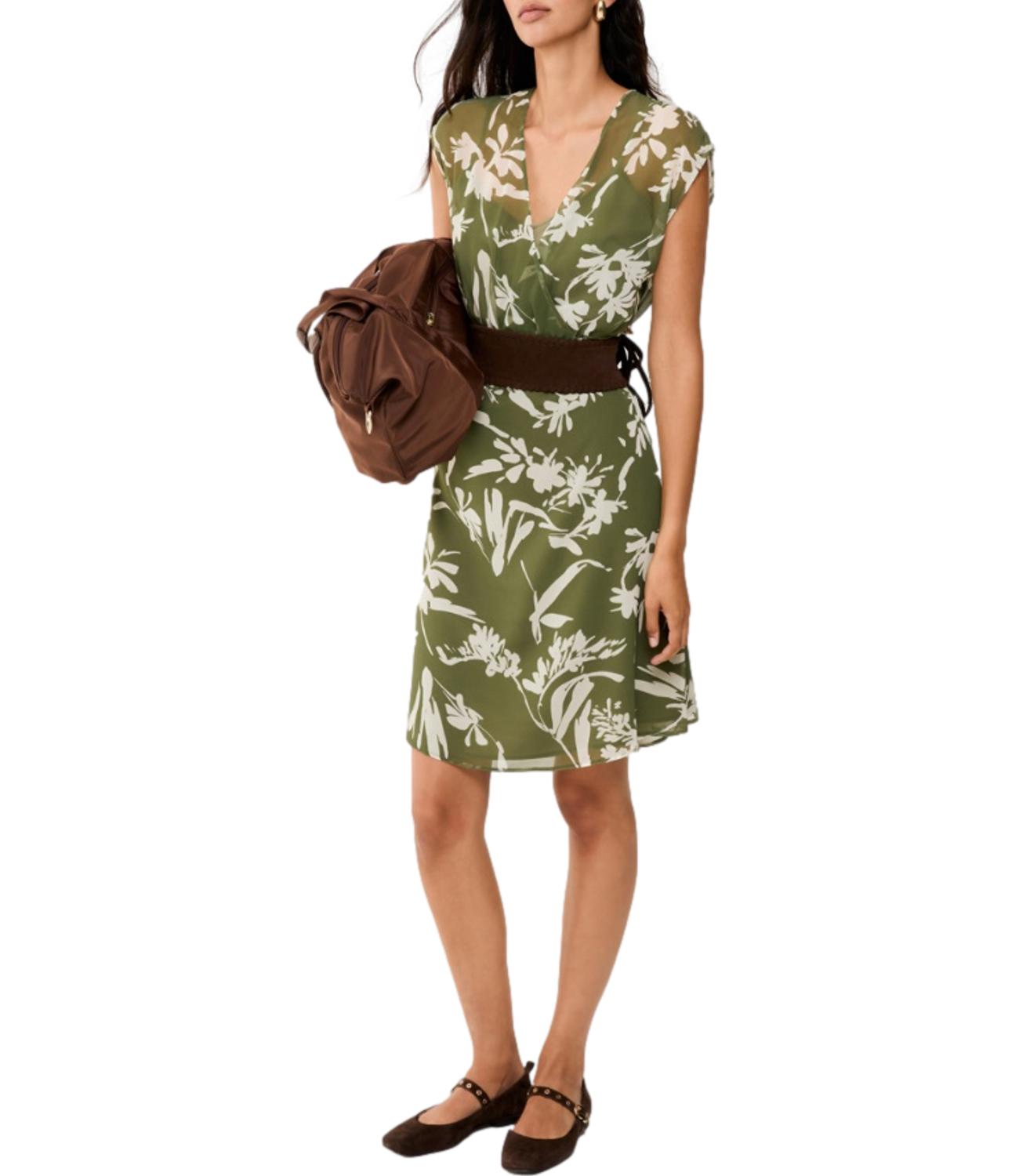 Penny Black Abito PBPFAGLIA Floreale Verde Donna