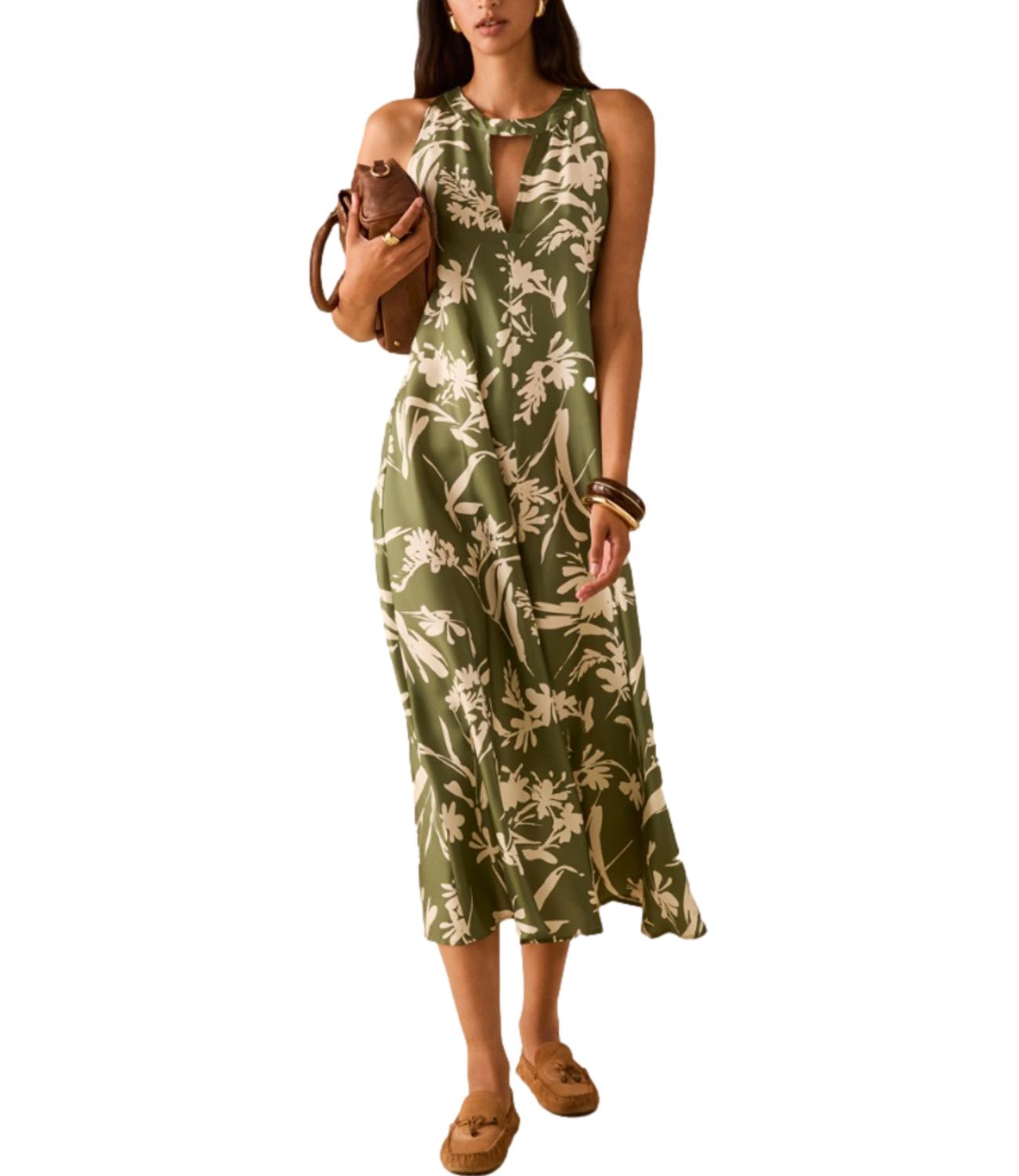 Penny Black Abito PBPSALICE Floreale Verde Donna