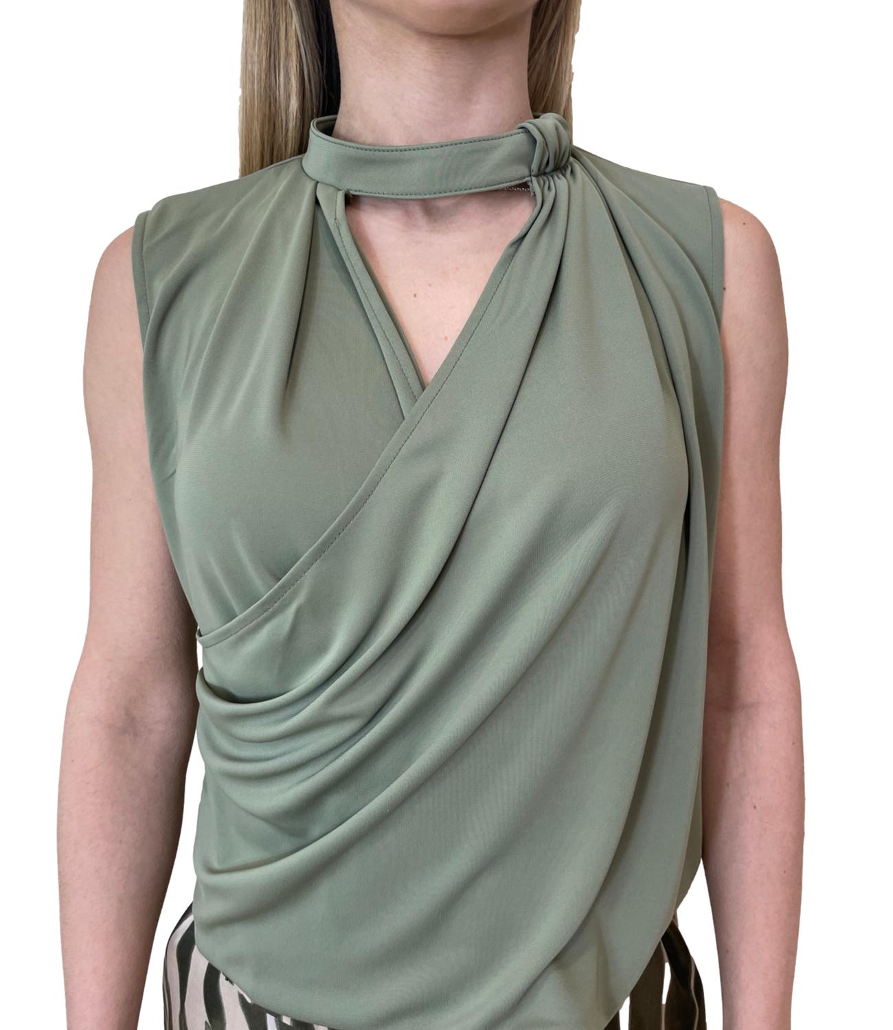 Penny Black Top PBPRANCH Verde Donna