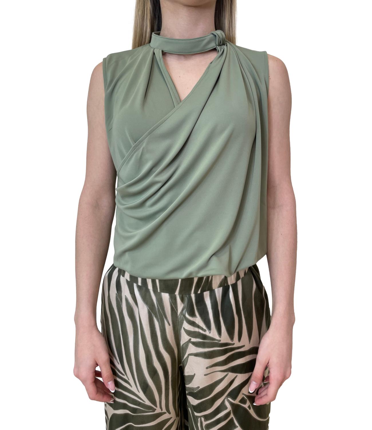 Penny Black Top PBPRANCH Verde Donna