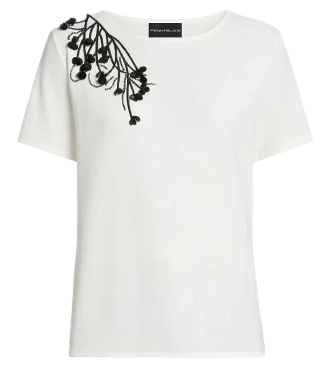 Penny Black T-shirt PBBONDA Applicazioni Bianco Donna