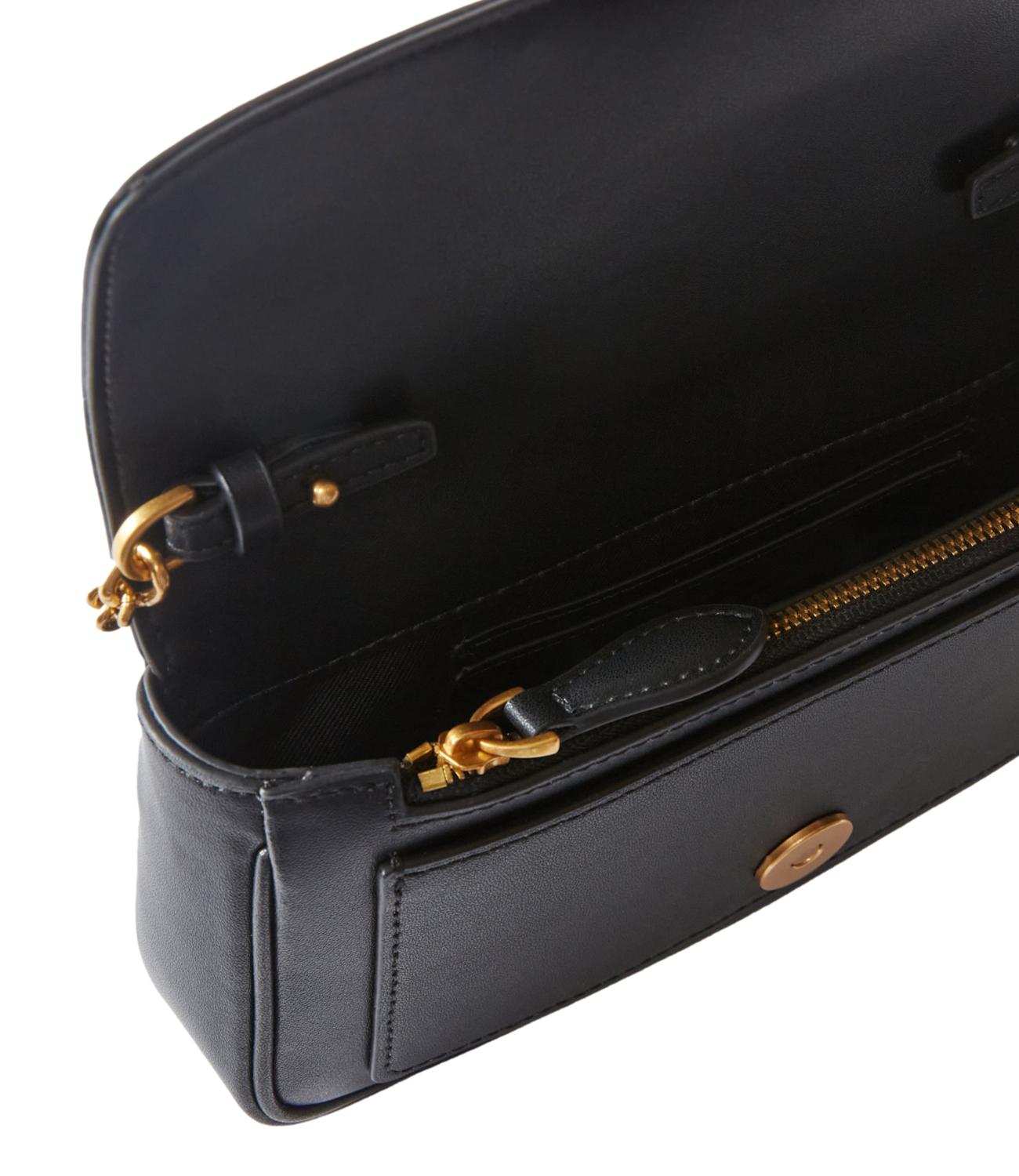 Pinko Borsa Love One Pocket C Vitello Seta Nero/Gold Donna