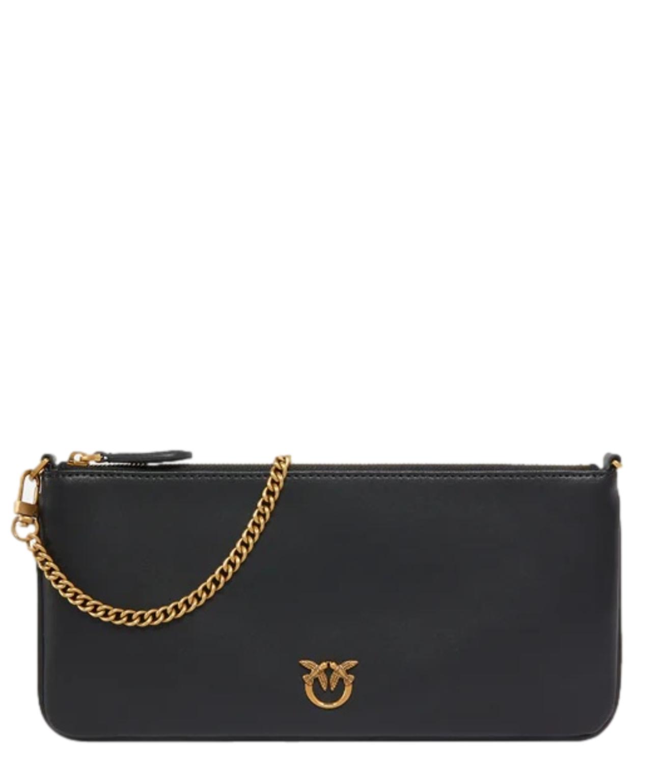 Pinko borsa Horizontal Flat nero donna